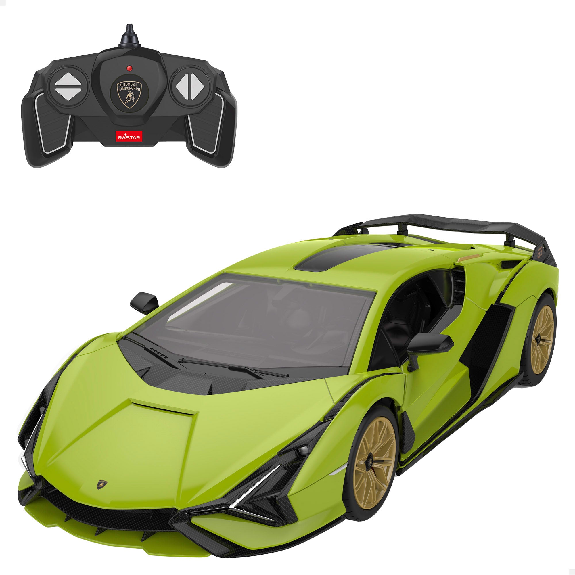RASTAR Coche teledirigido y maqueta para montar Lamborghini Sián 1:18