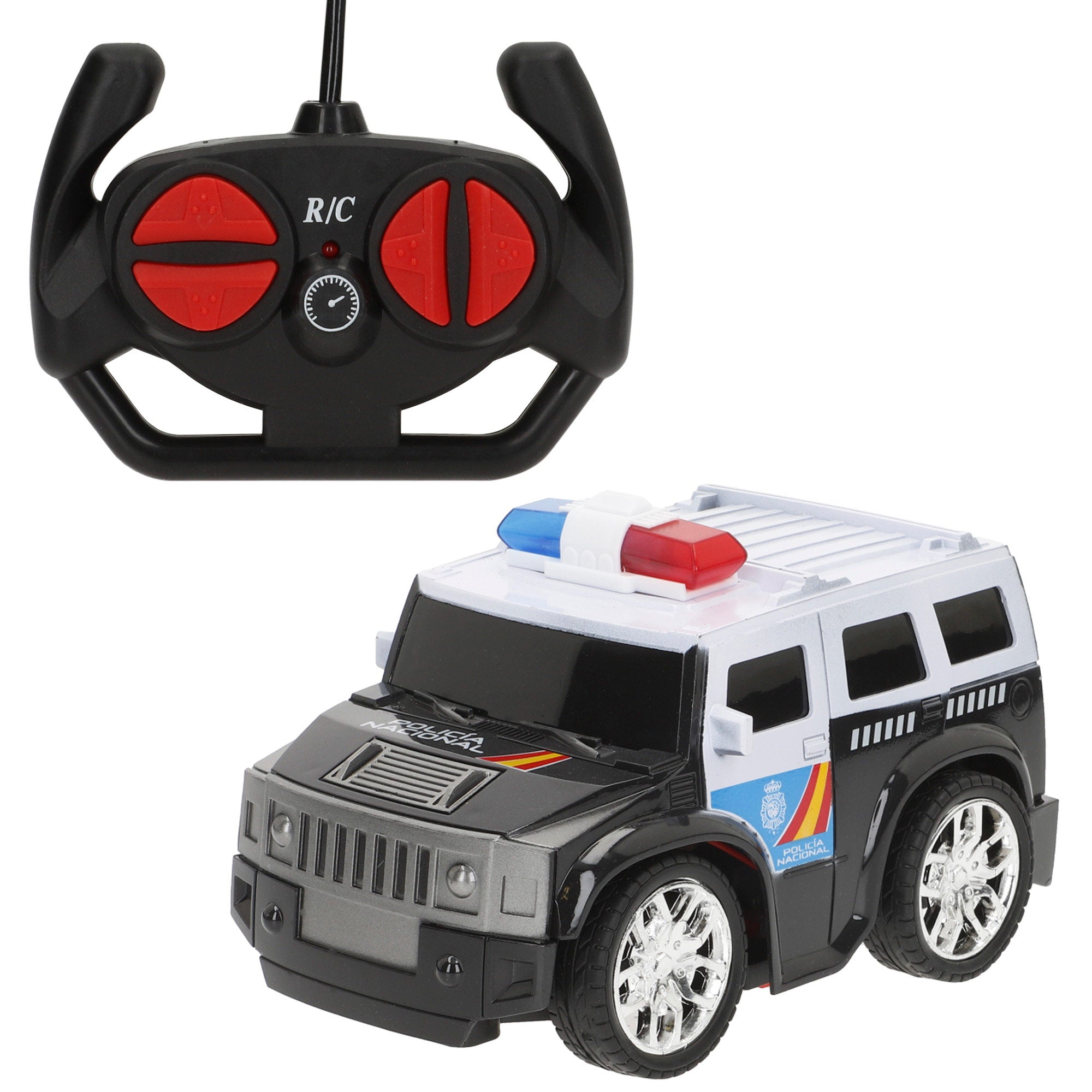 Coche teledirigido policía nacional SWAT 1:24 Speed & Go