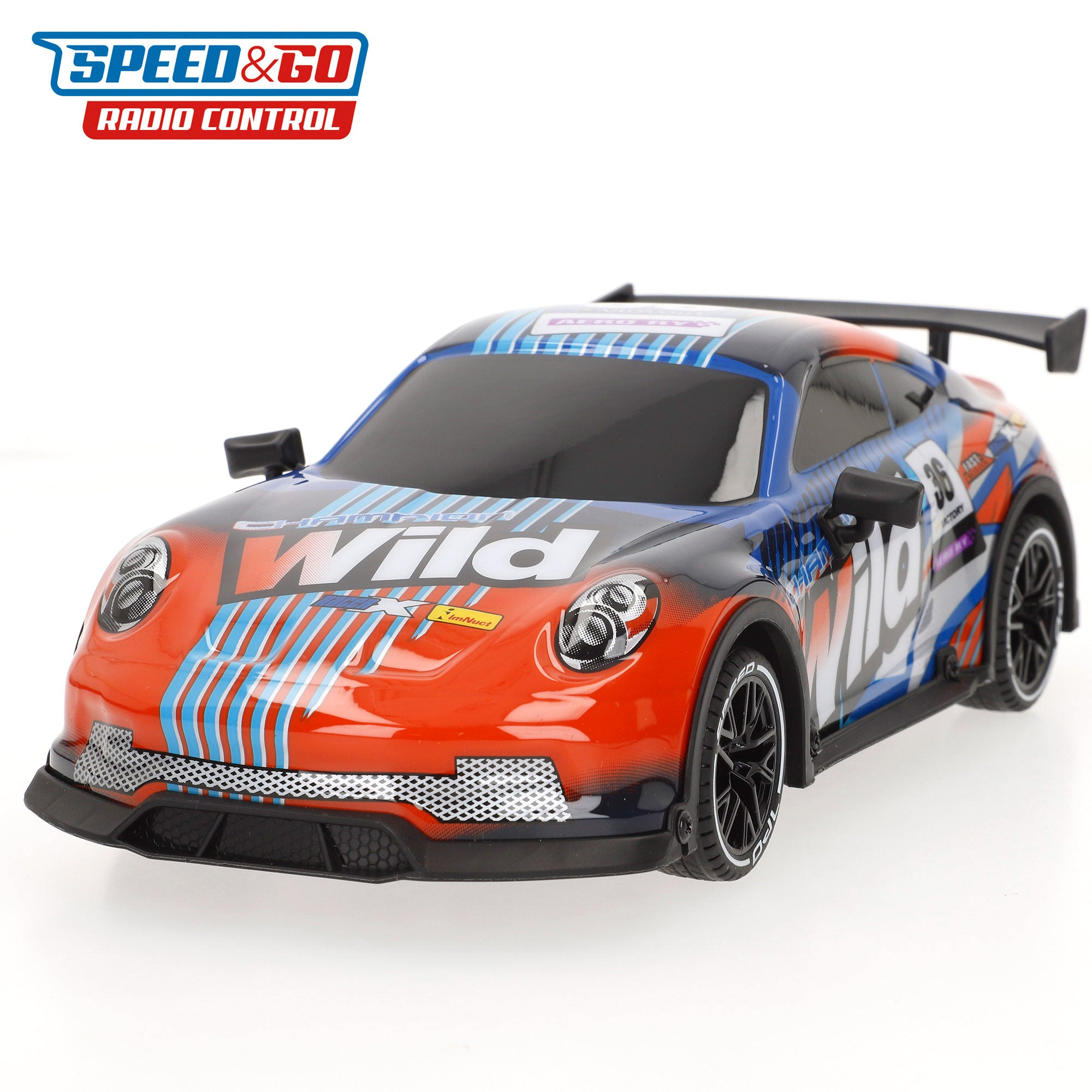 Coche teledirigido Xtreme deportivo con luz 1:18 Speed & Go