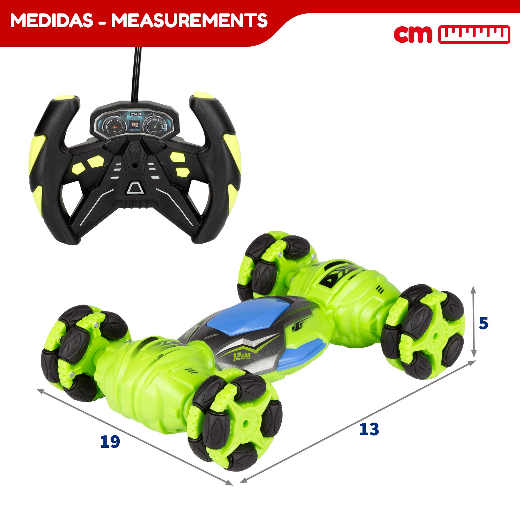 Coche teledirigido acrobacias 360º Speed & Go