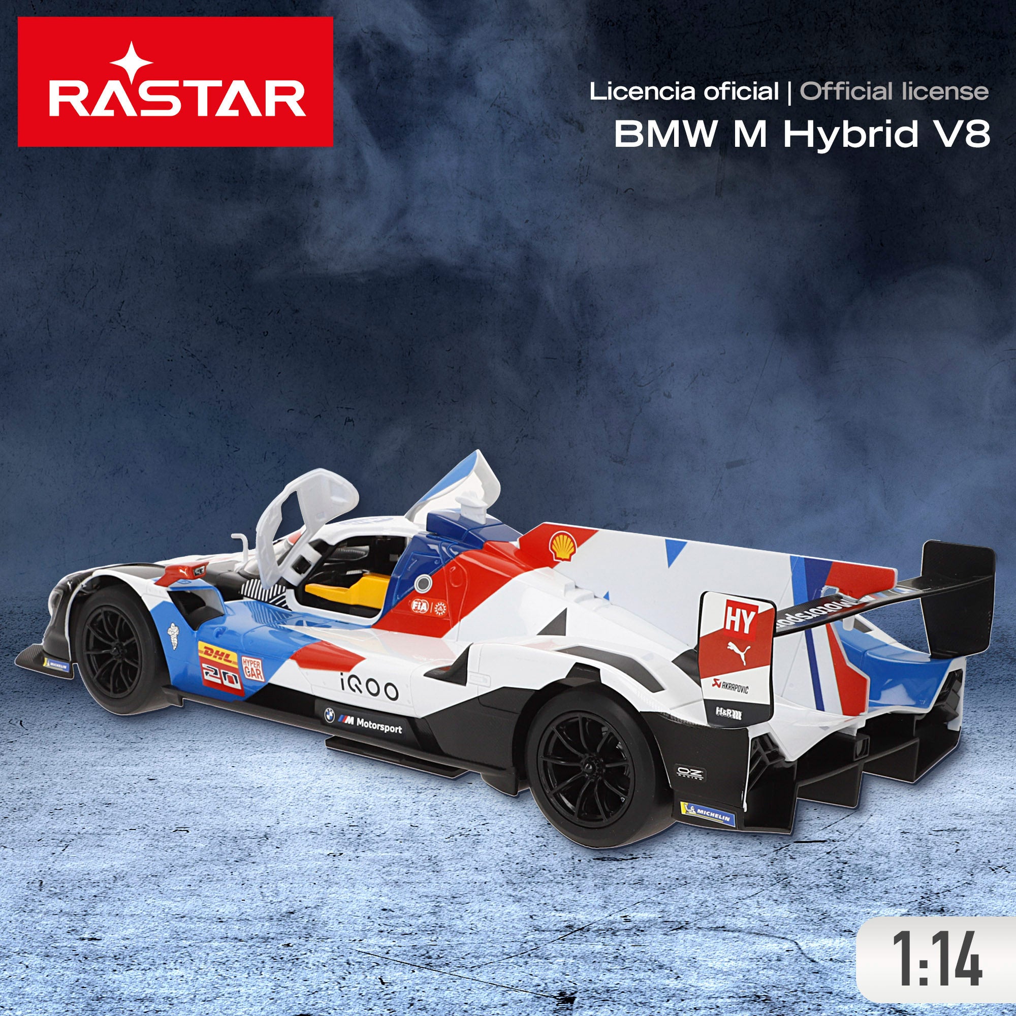 RASTAR Coche teledirigido BMW M Hybrid V8 1:14
