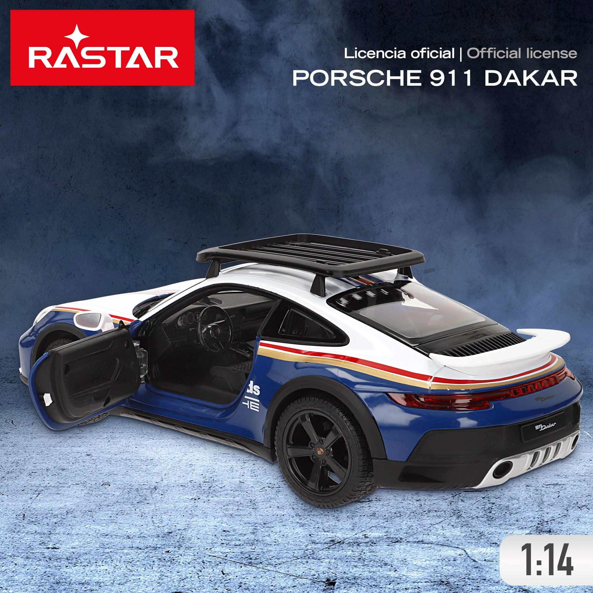 RASTAR Coche RC Porsche 911 Dakar 1:14