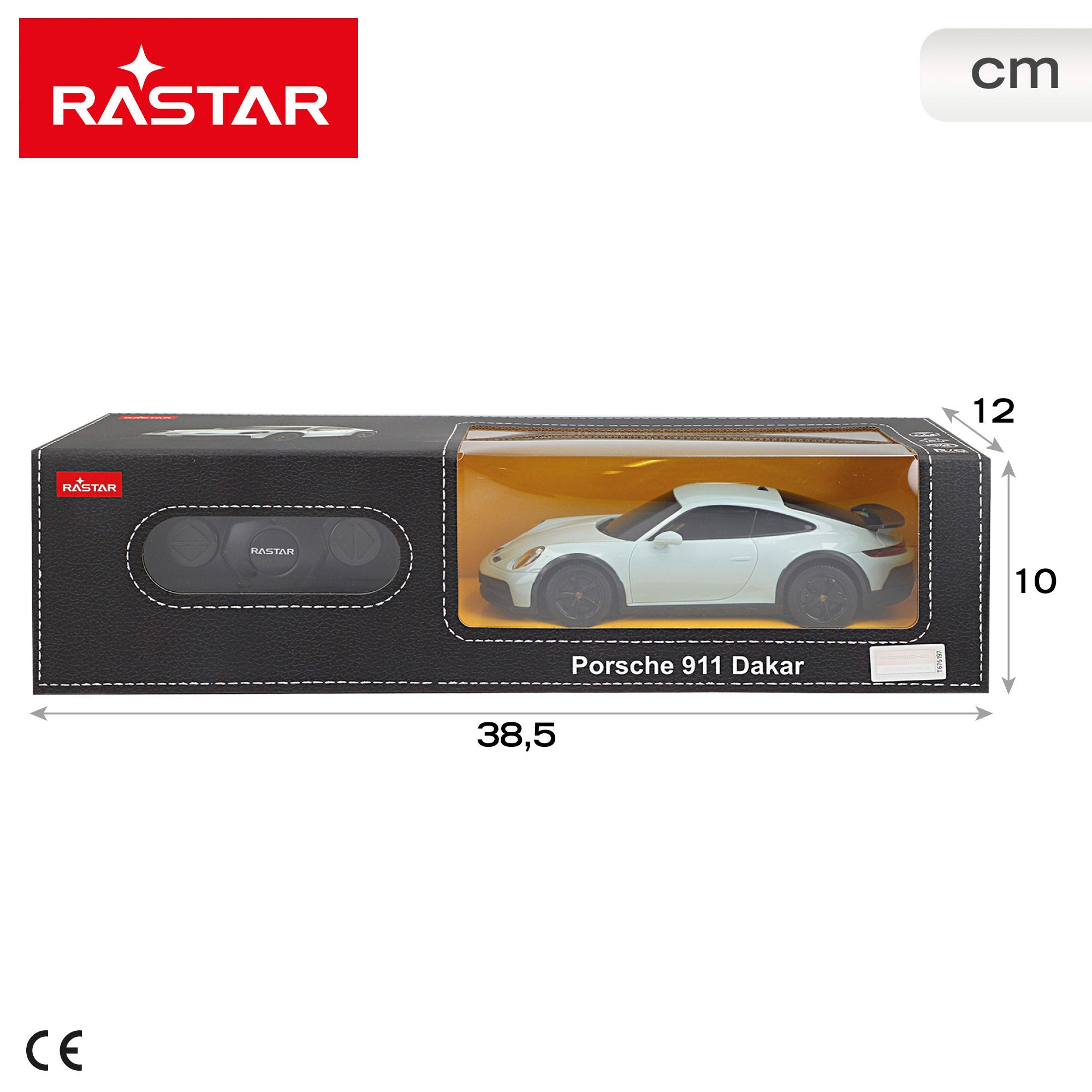 RASTAR Coche teledirigido Porsche 911 Dakar 1:24