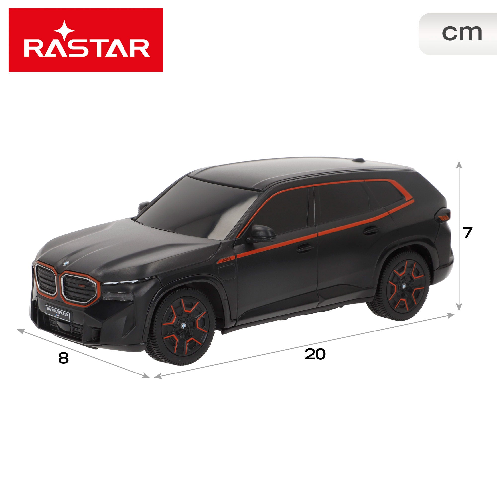 RASTAR Coche teledirigido BMW XM 1:24