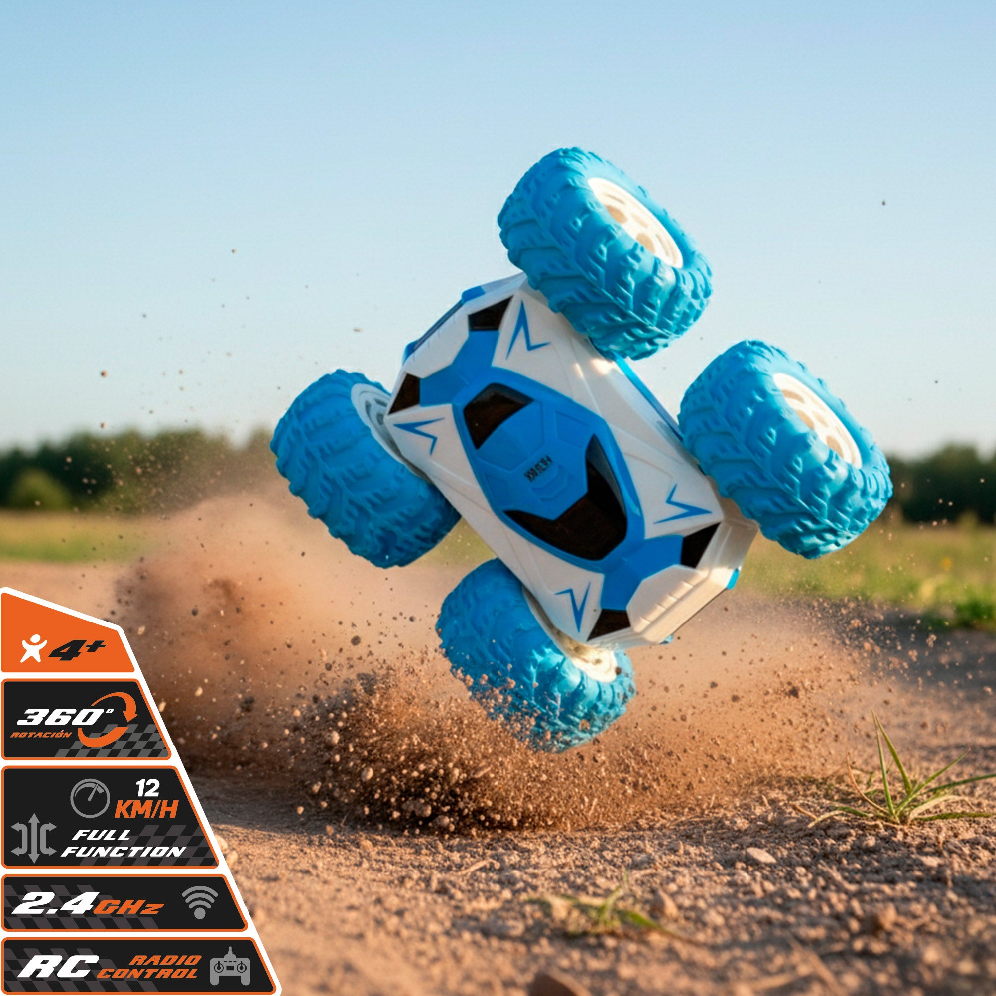 Coche teledirigido volteretas 360º Speed & Go
