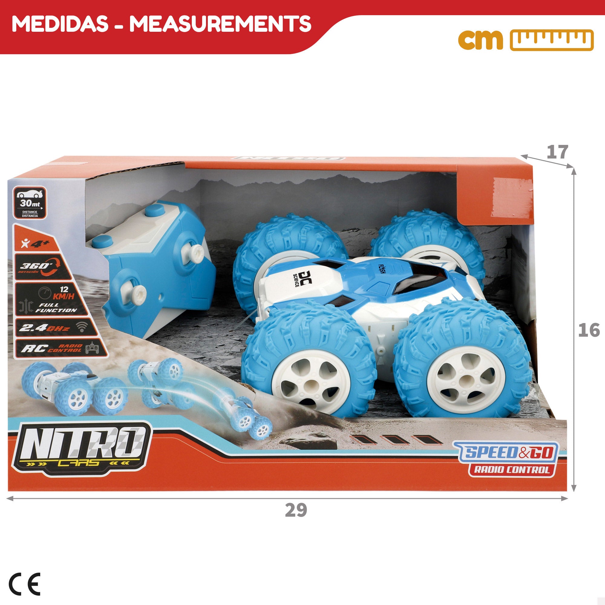 Coche teledirigido volteretas 360º Speed & Go