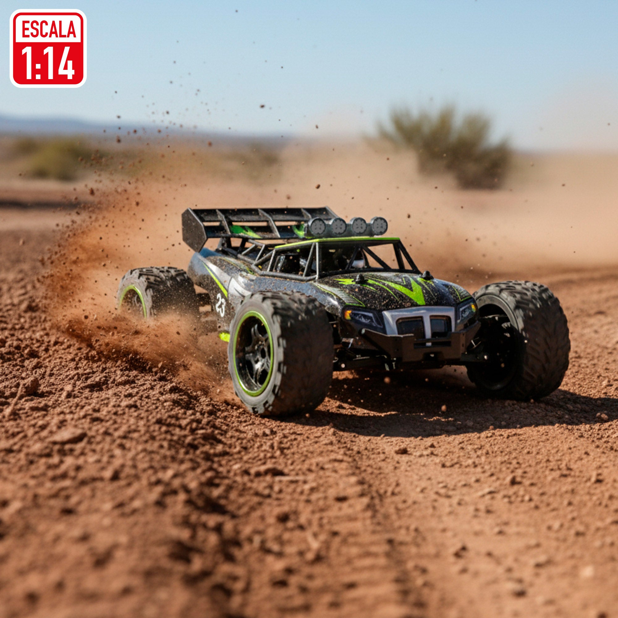 Coche teledirigido radiocontrol buggy todoterreno 1:14 Speed & Go