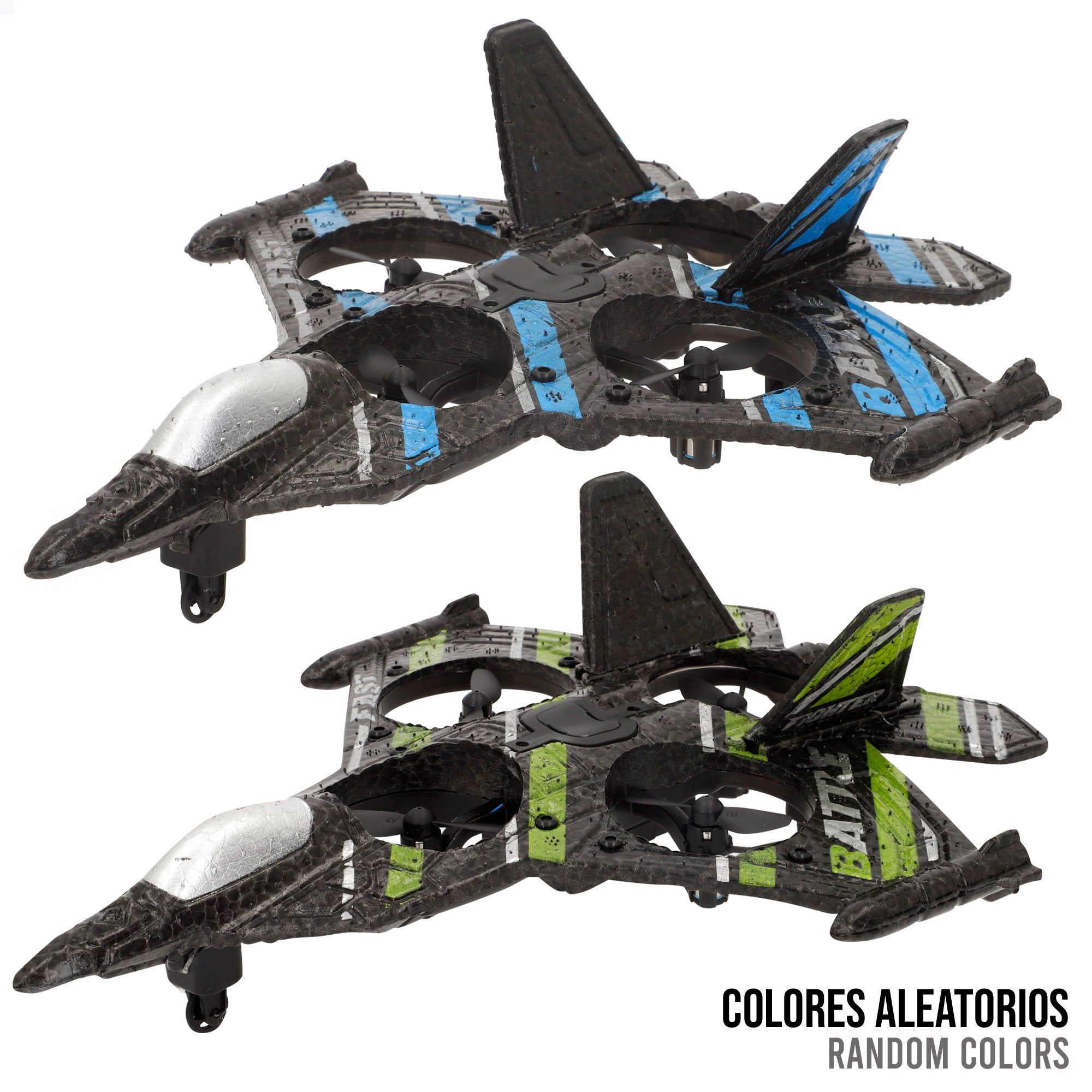 Drone juguete teledirigido de combate giro 360º c/giroscopio 25 cm Speed & Go