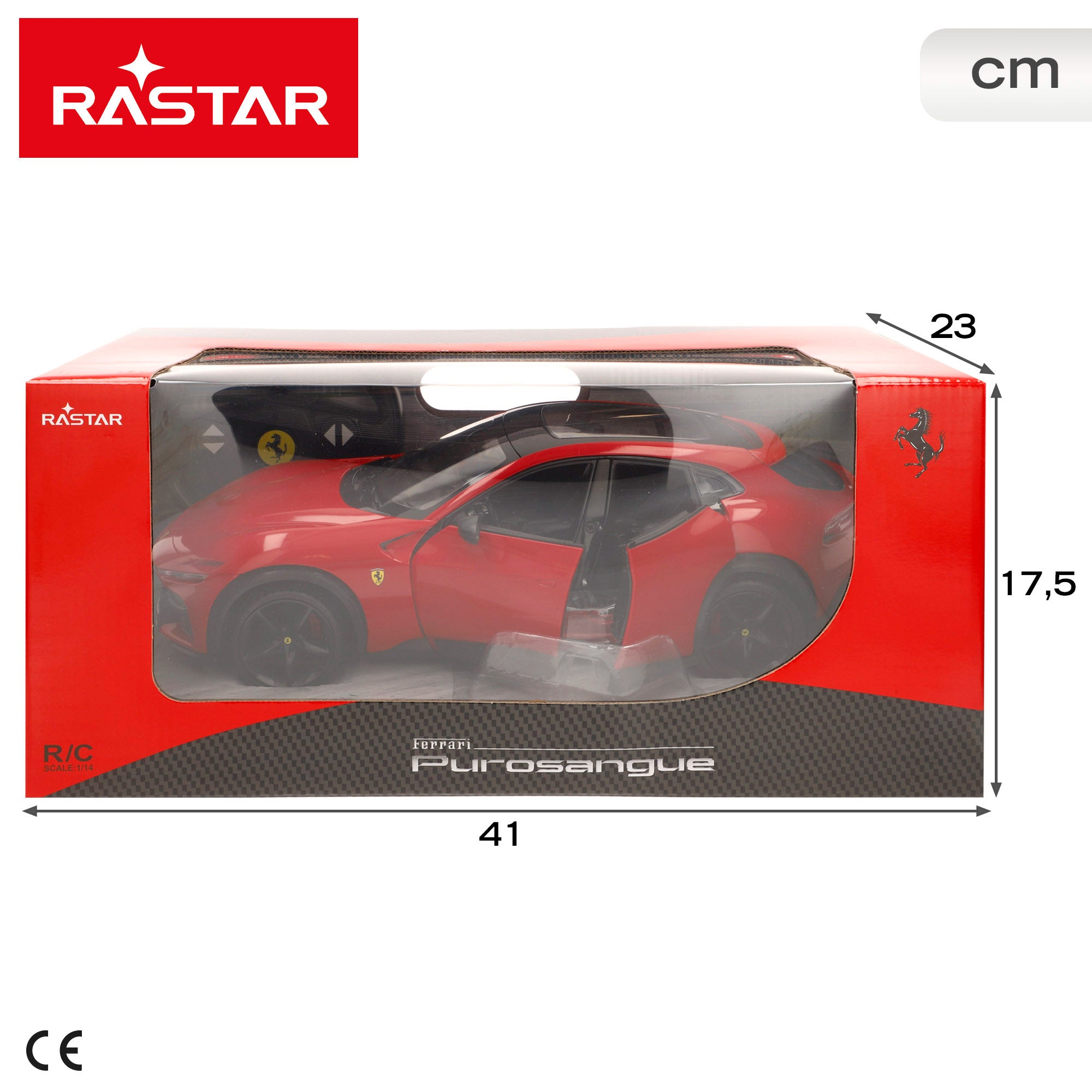 RASTAR Coche Teledirigido Ferrari Purosangue 1:14