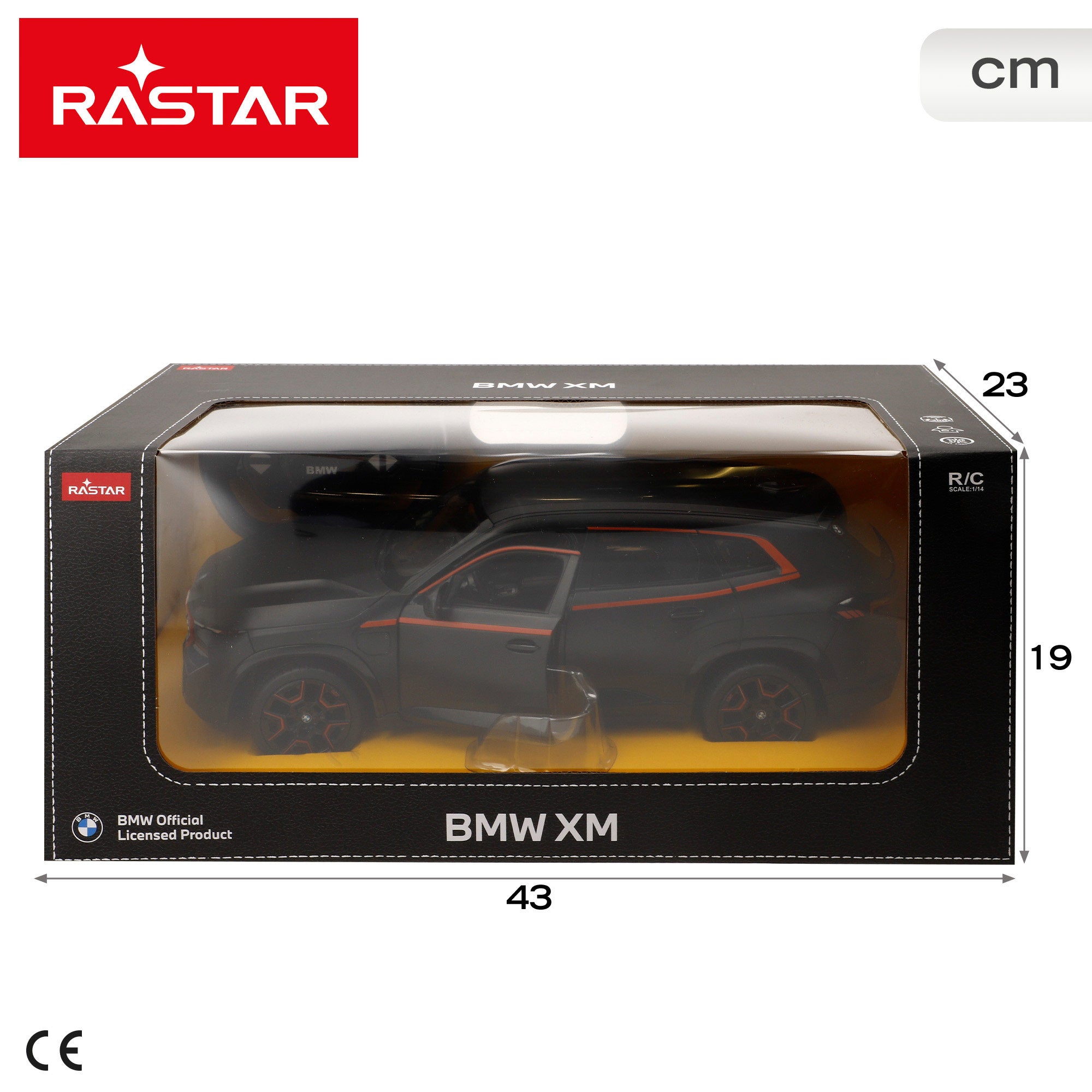 RASTAR Coche teledirigido BMW XM 1.14