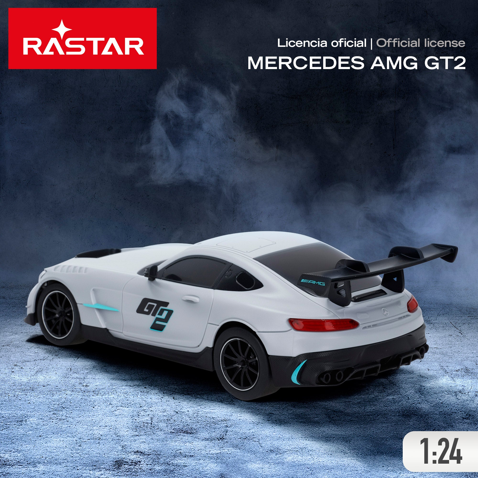 RASTAR Coche teledirigido Mercedes AMG GT2 1:24
