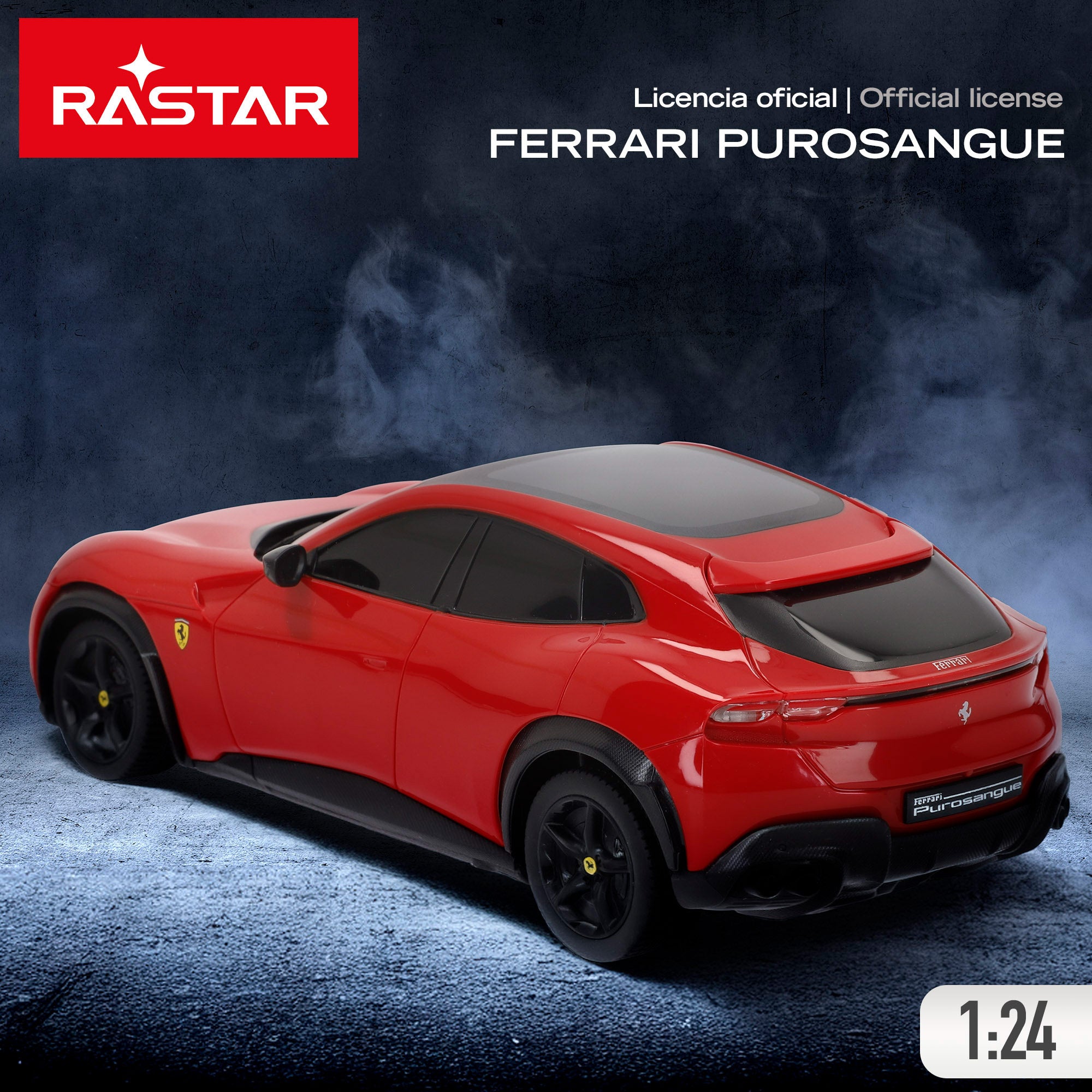 RASTAR Coche Teledirigido Ferrari Purosangue 1:24