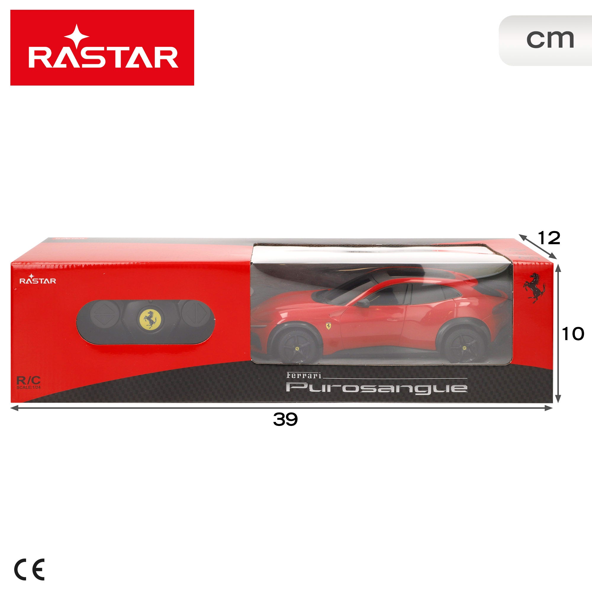 RASTAR Coche Teledirigido Ferrari Purosangue 1:24