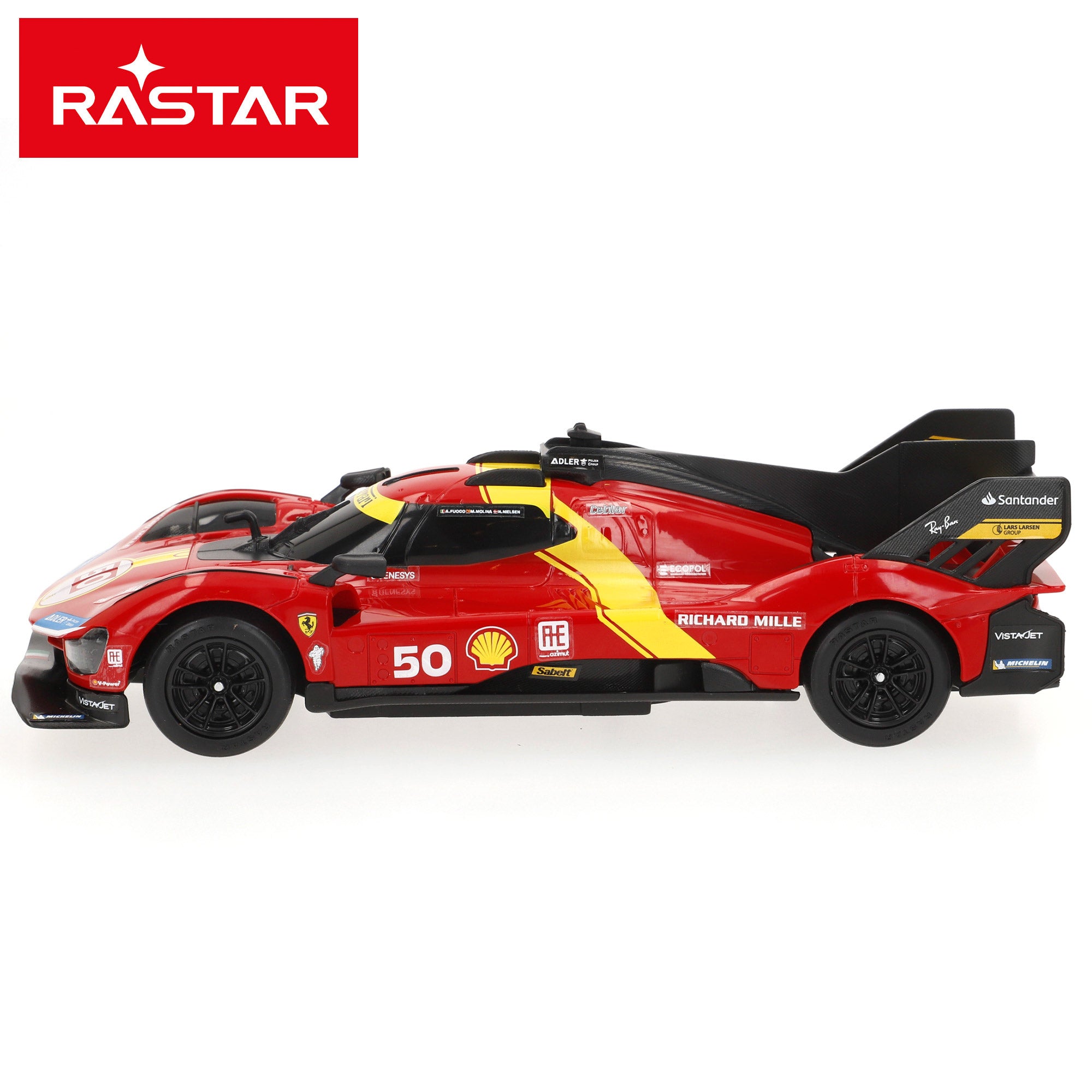 RASTAR Coche teledirigido Ferrari 499P 50 Le Mans Hypercar 1:24