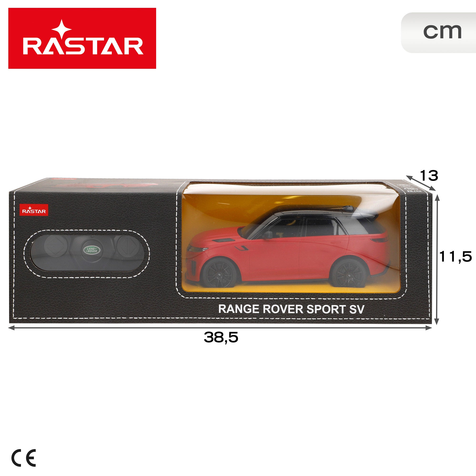 RASTAR Coche teledirigido Range Rover Sport SV 1:14 con puertas abatibles