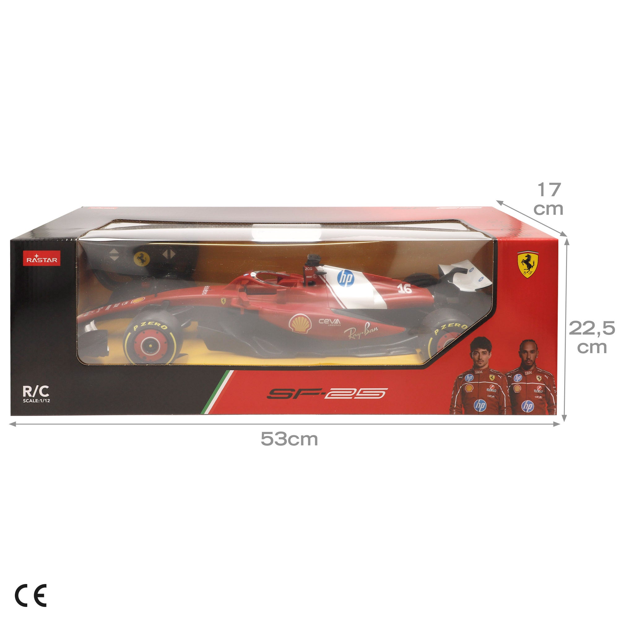 RASTAR Coche radiocontrol Ferrari SF-25 1:12