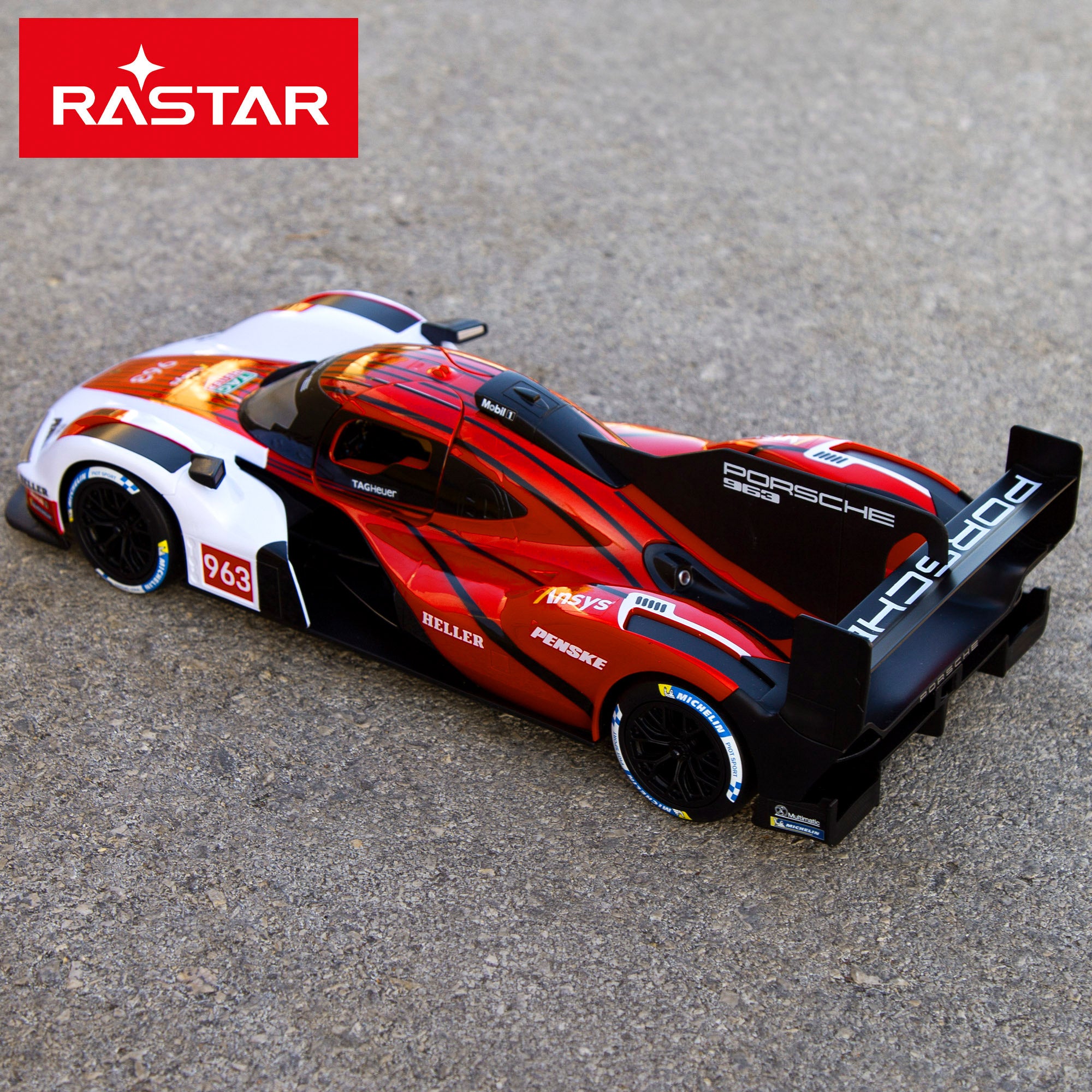 RASTAR Coche radiocontrol Porsche 963 LMDH 1:14