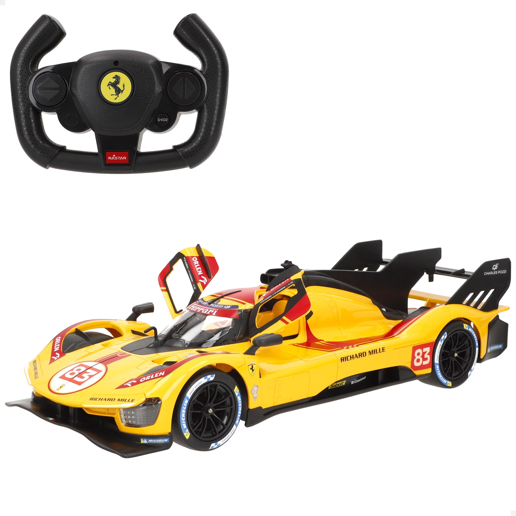 RASTAR Coche radiocontrol Ferrari 499P nº 83 1:14