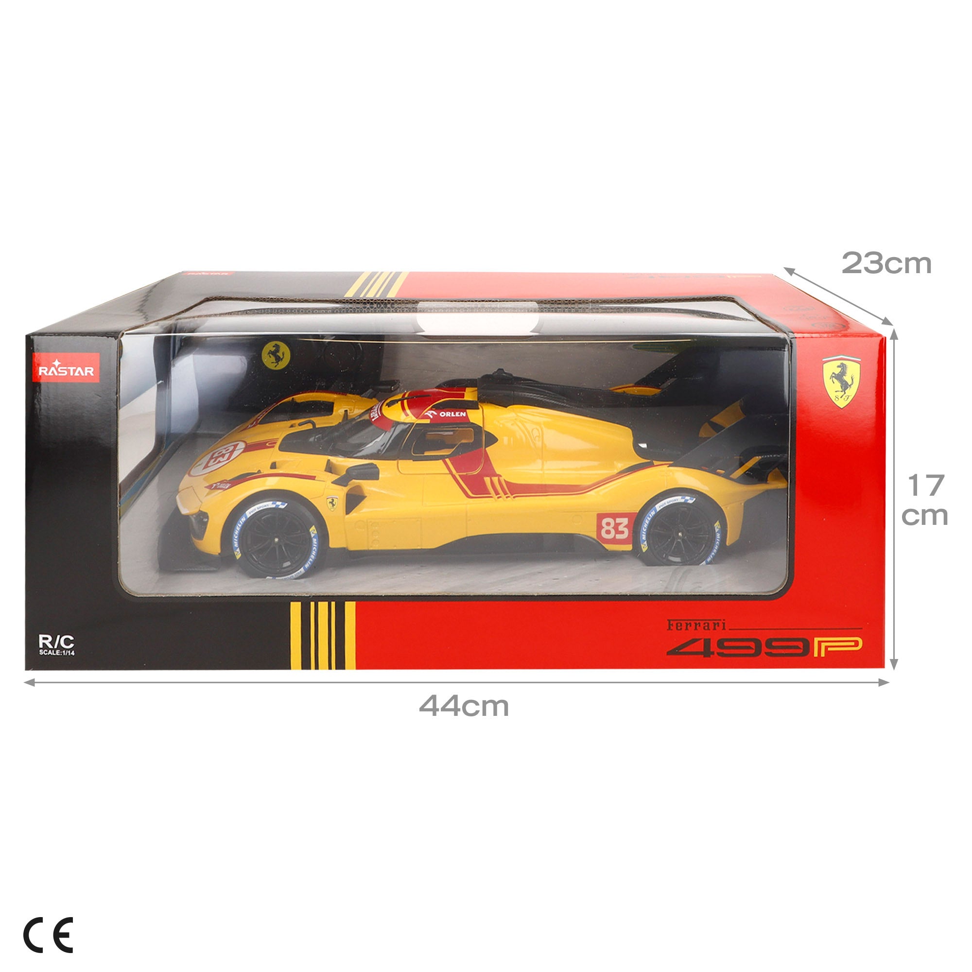 RASTAR Coche radiocontrol Ferrari 499P nº 83 1:14
