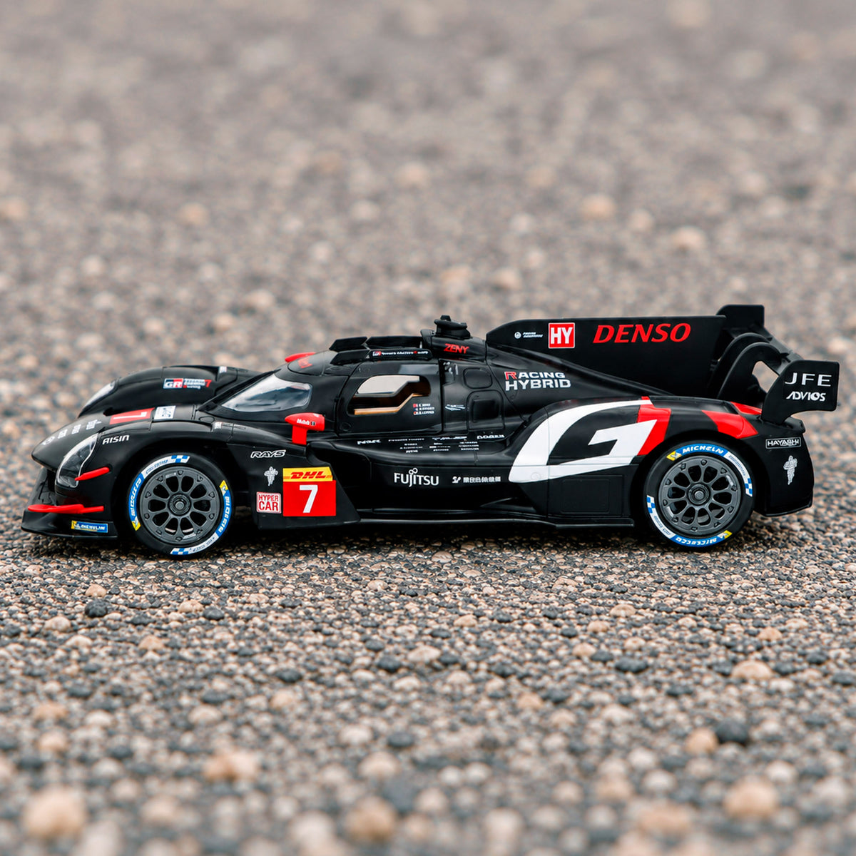 RASTAR Coche radiocontrol licencia oficial Toyota GR010 Hybrid WEC 1:14