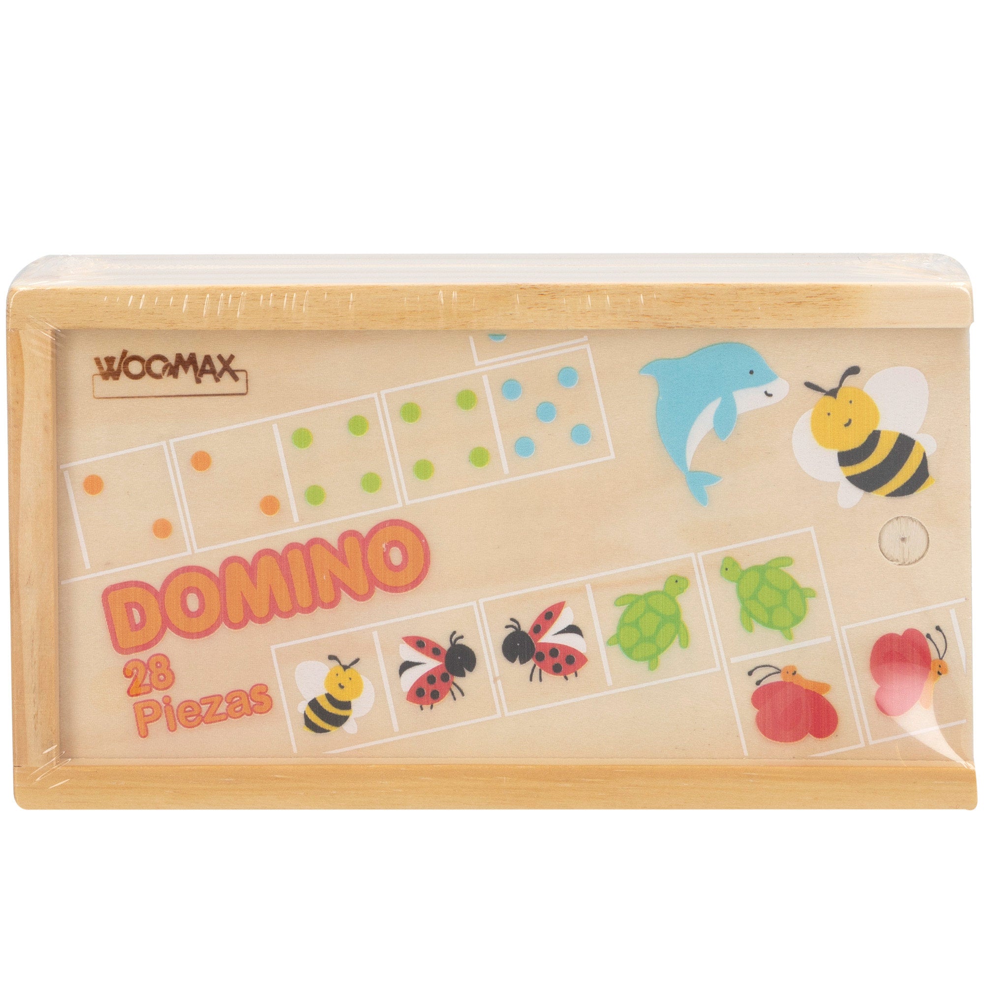 WOOMAX Dominó infantil de madera