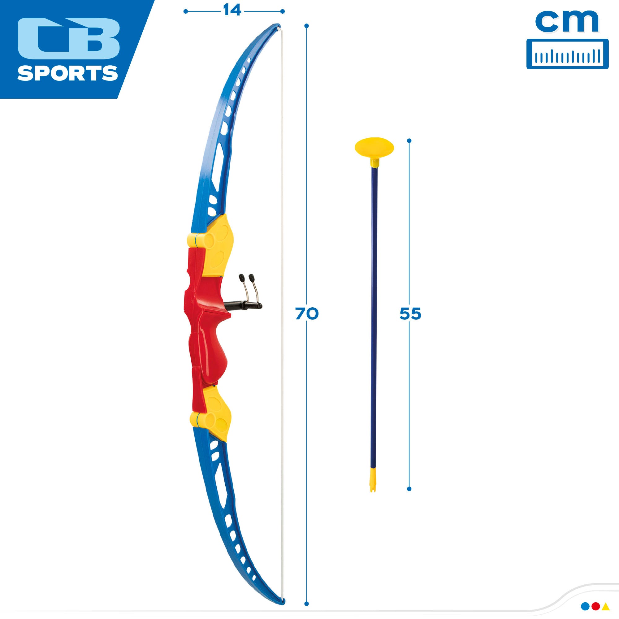 Set tiro con arco 70 cm CB Toys