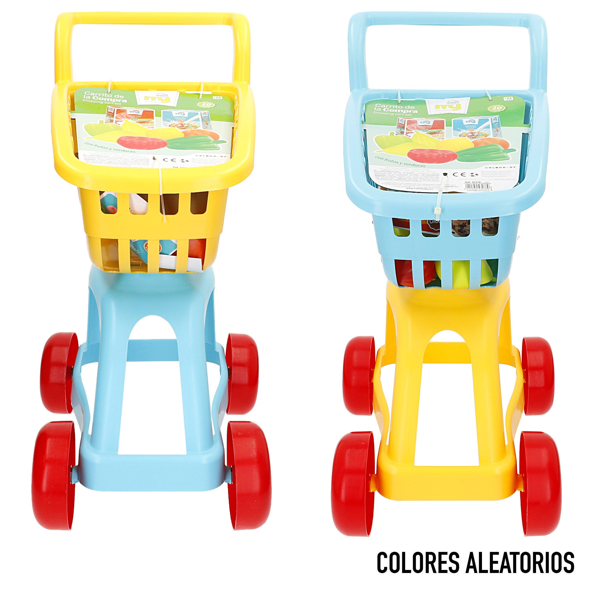 Carrito de supermercado con accesorios My Home Colors