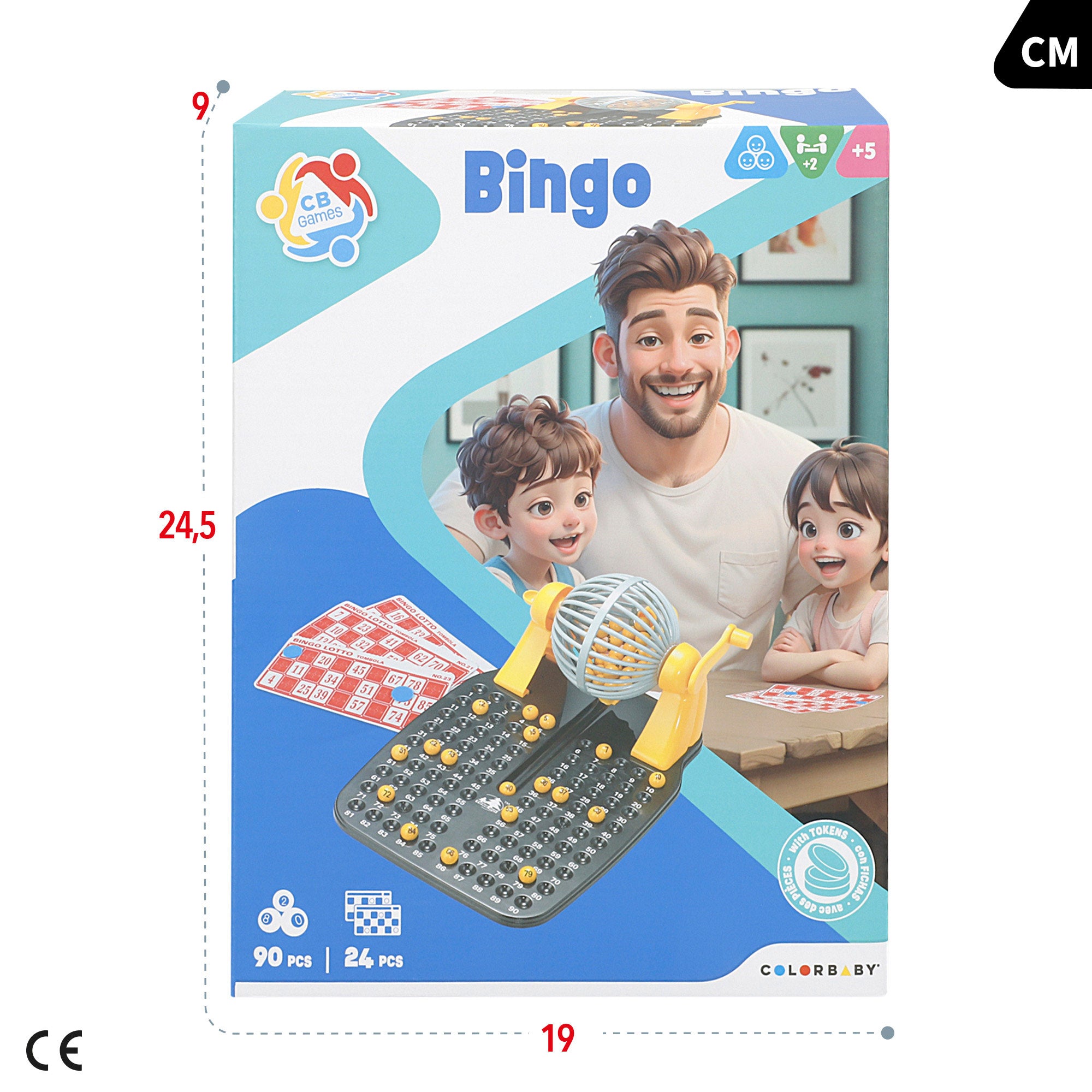 Bingo juego mesa manual CB Games