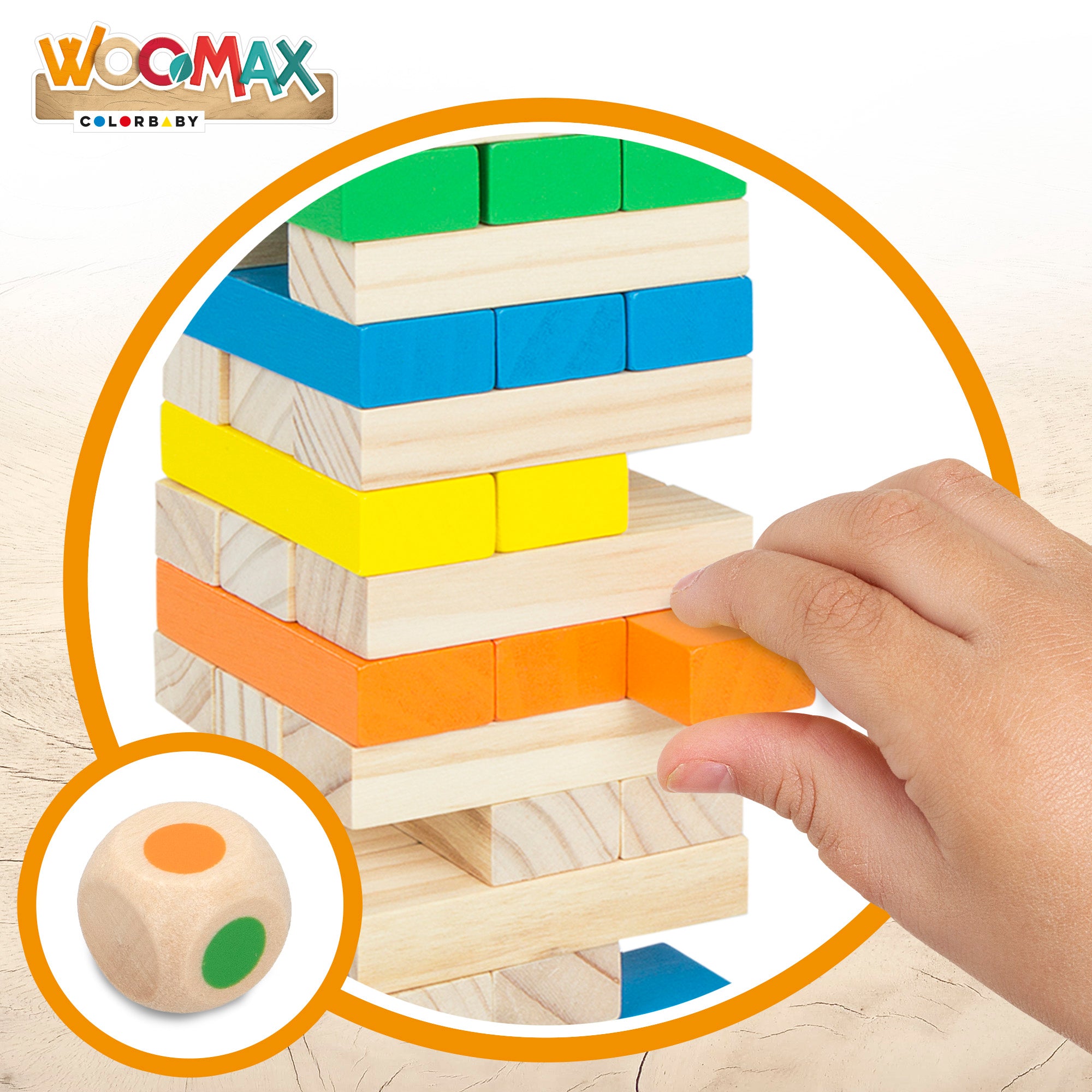 WOOMAX Torre bloques de madera