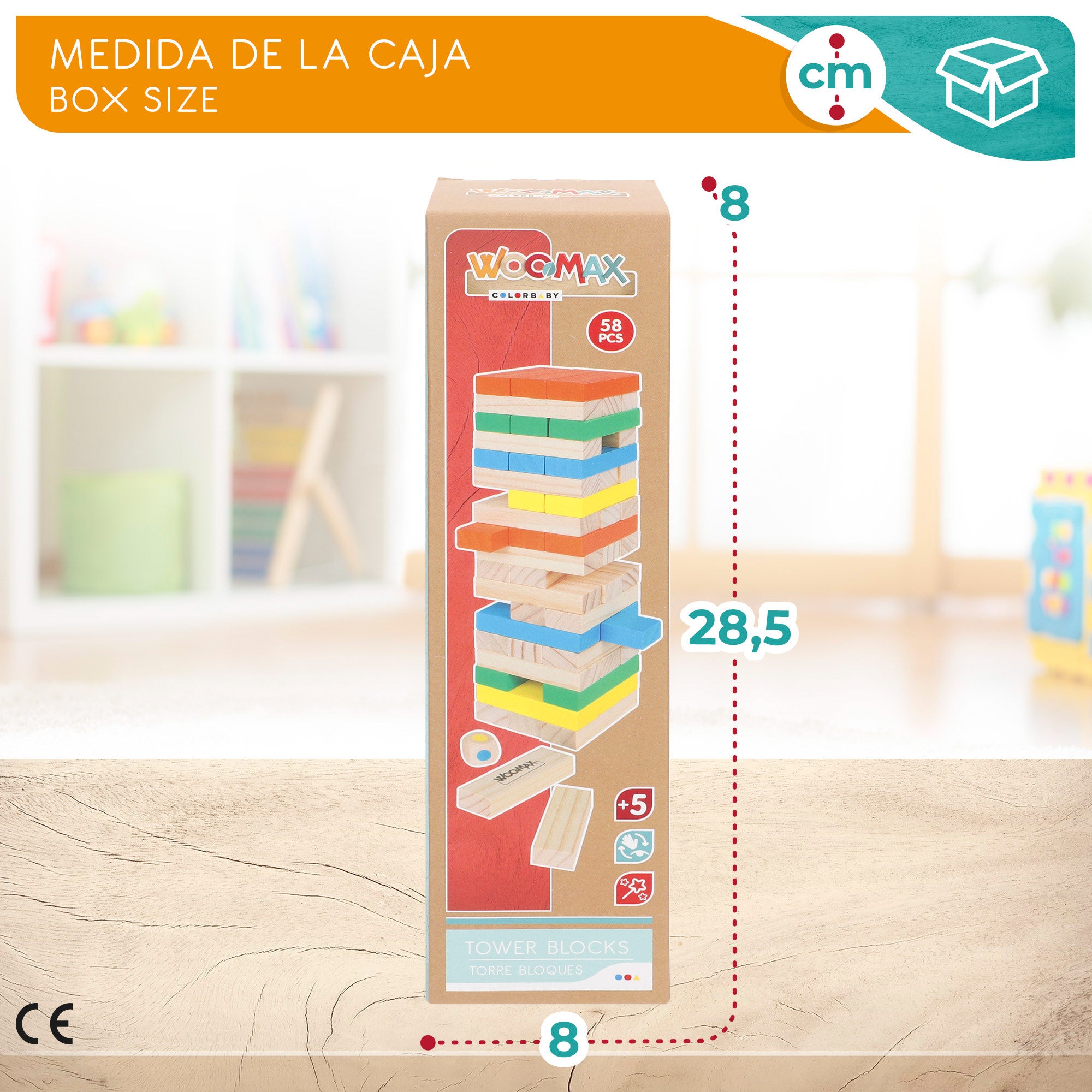 WOOMAX Torre bloques de madera
