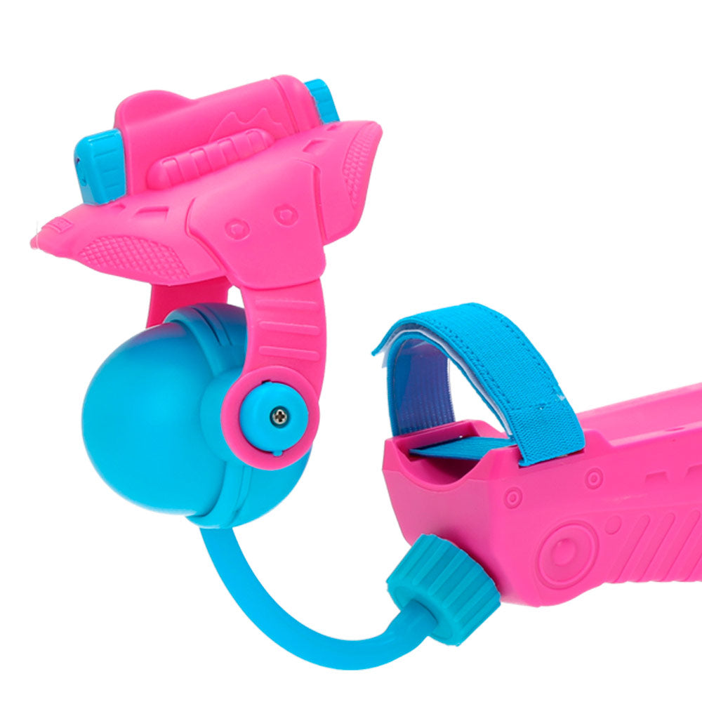 Lanzador de agua rosa y azul Aqua Gear