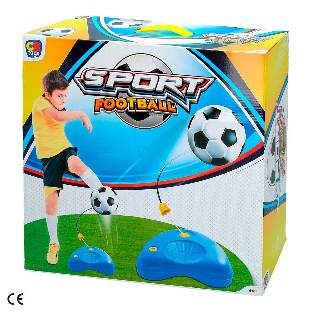 Balón de fútbol de entrenamiento con base y cuerda CB Toys