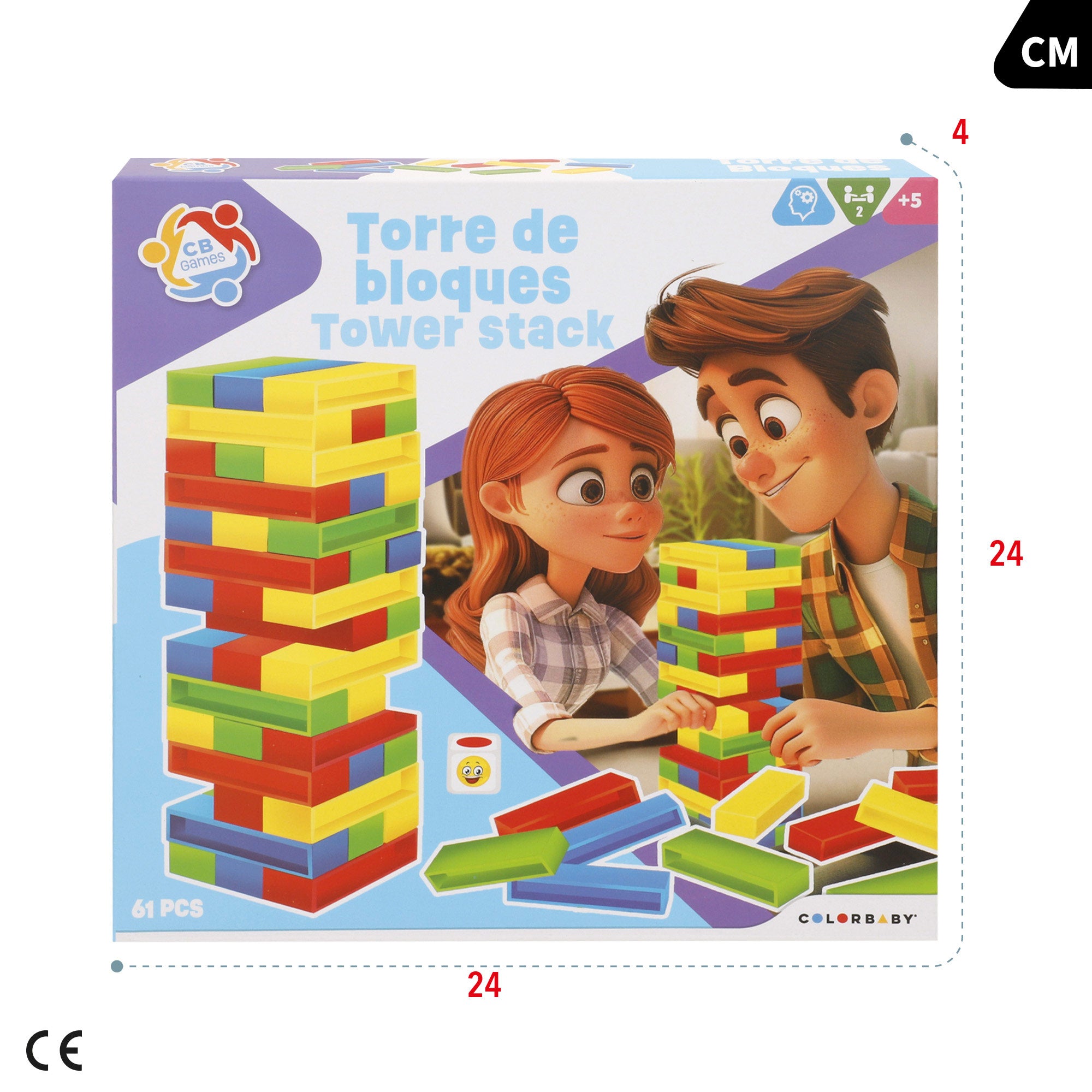 Juego de construcción para niños 60 piezas CB Toys