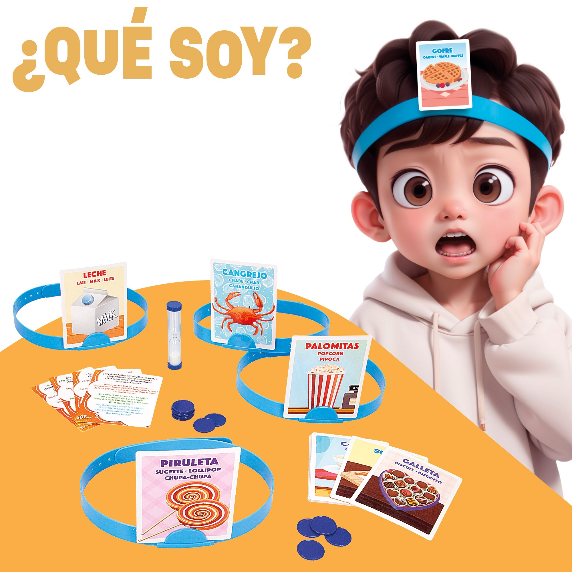 Juego de mesa adivinanza ¿Qué soy yo? CB Games