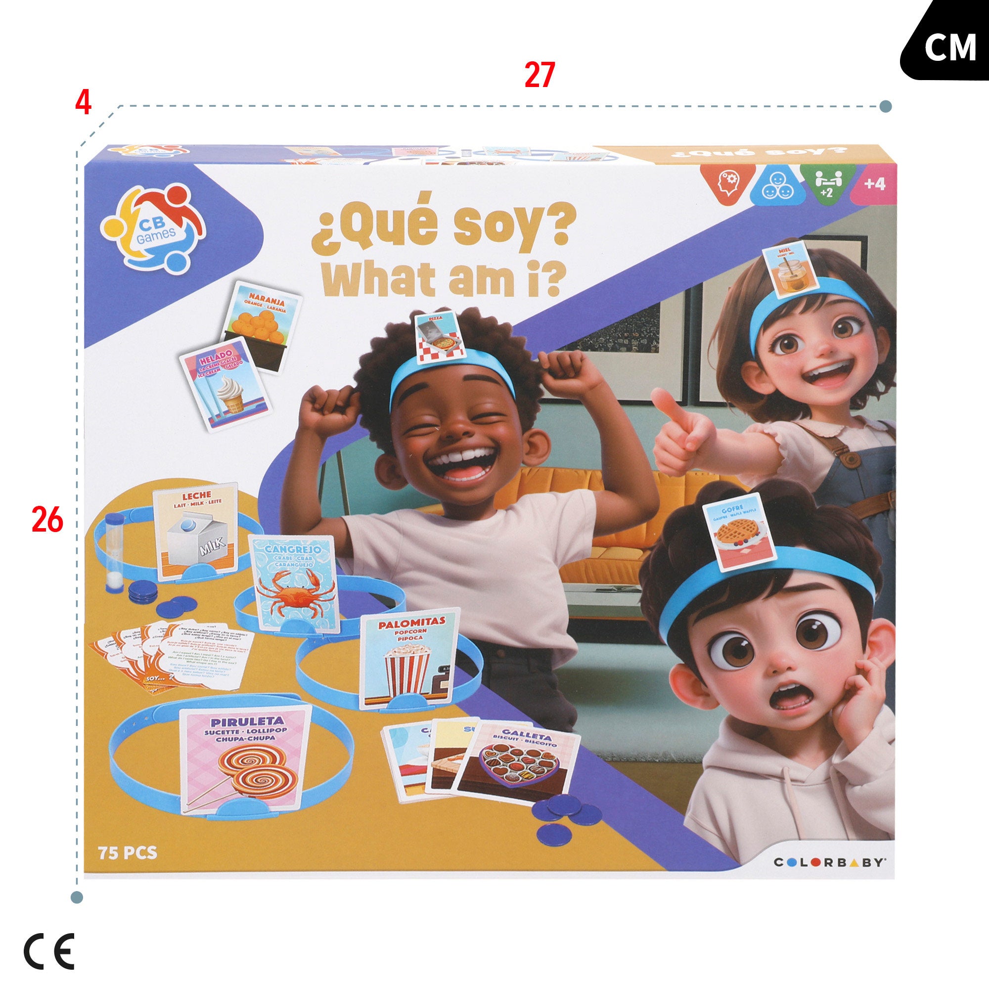 Juego de mesa adivinanza ¿Qué soy yo? CB Games