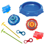 Infinity Nado Set Estadio arena, lanzadores y peonzas Super Whisker vs Blade