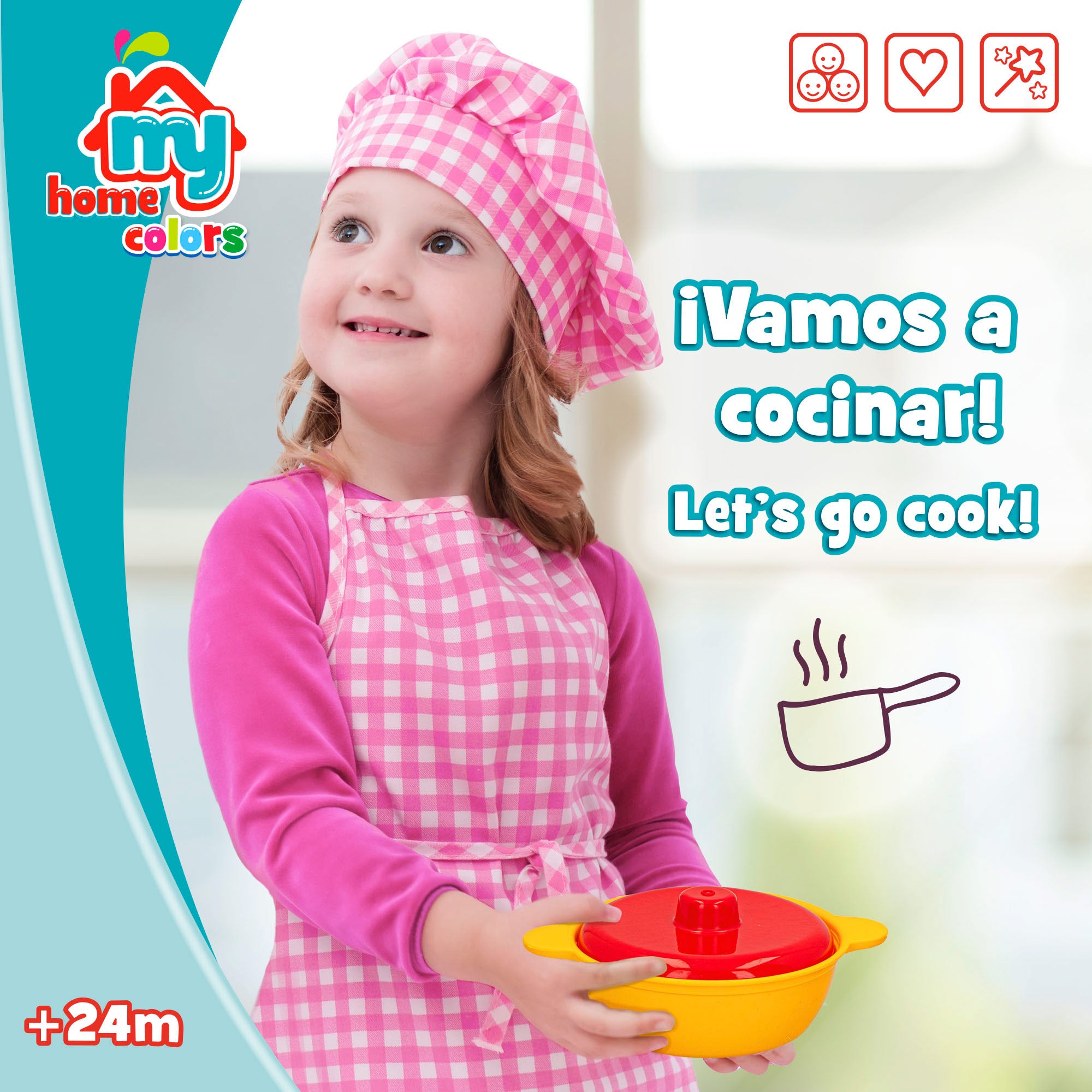Set de cocina y alimentos My Home Colors