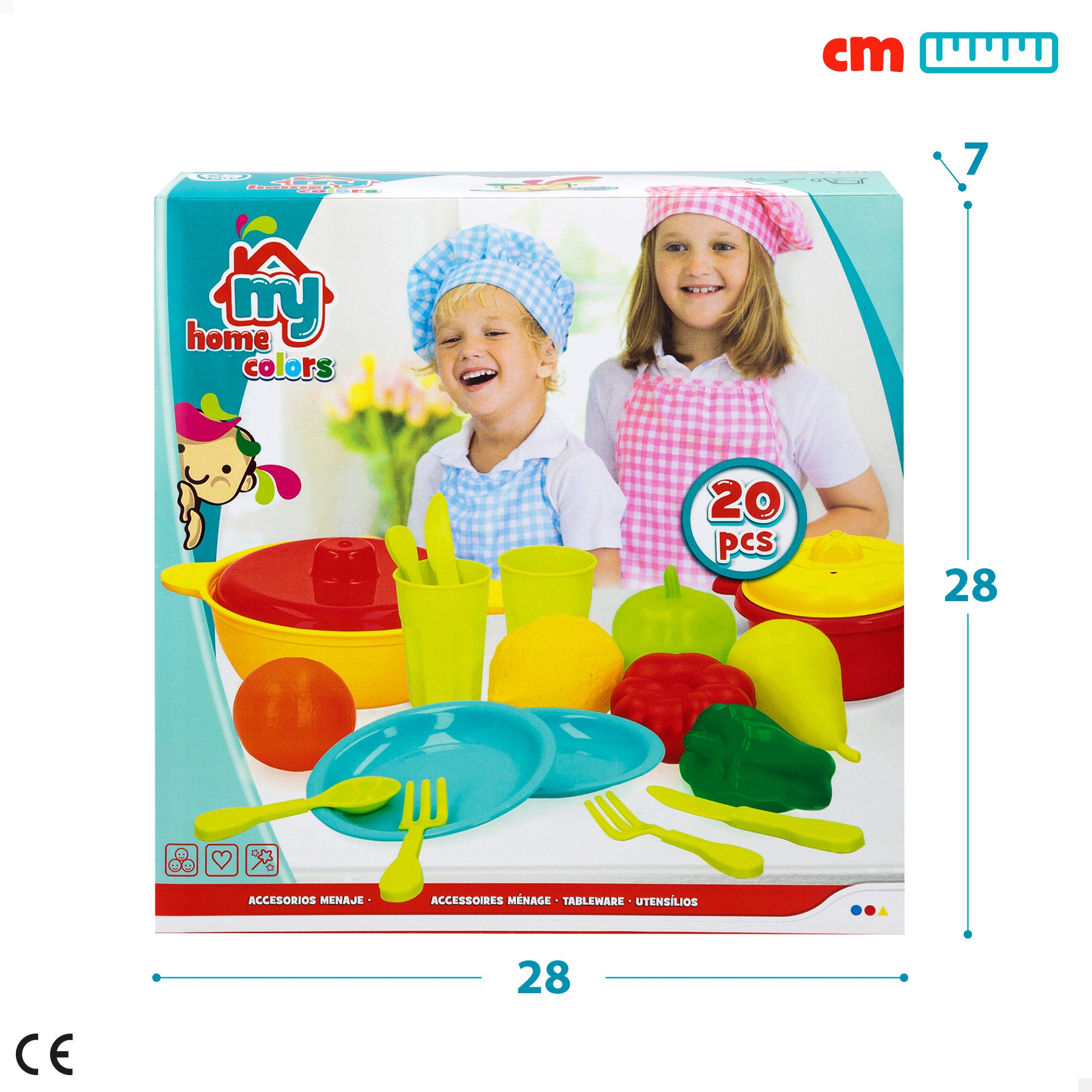 Set de cocina y alimentos My Home Colors