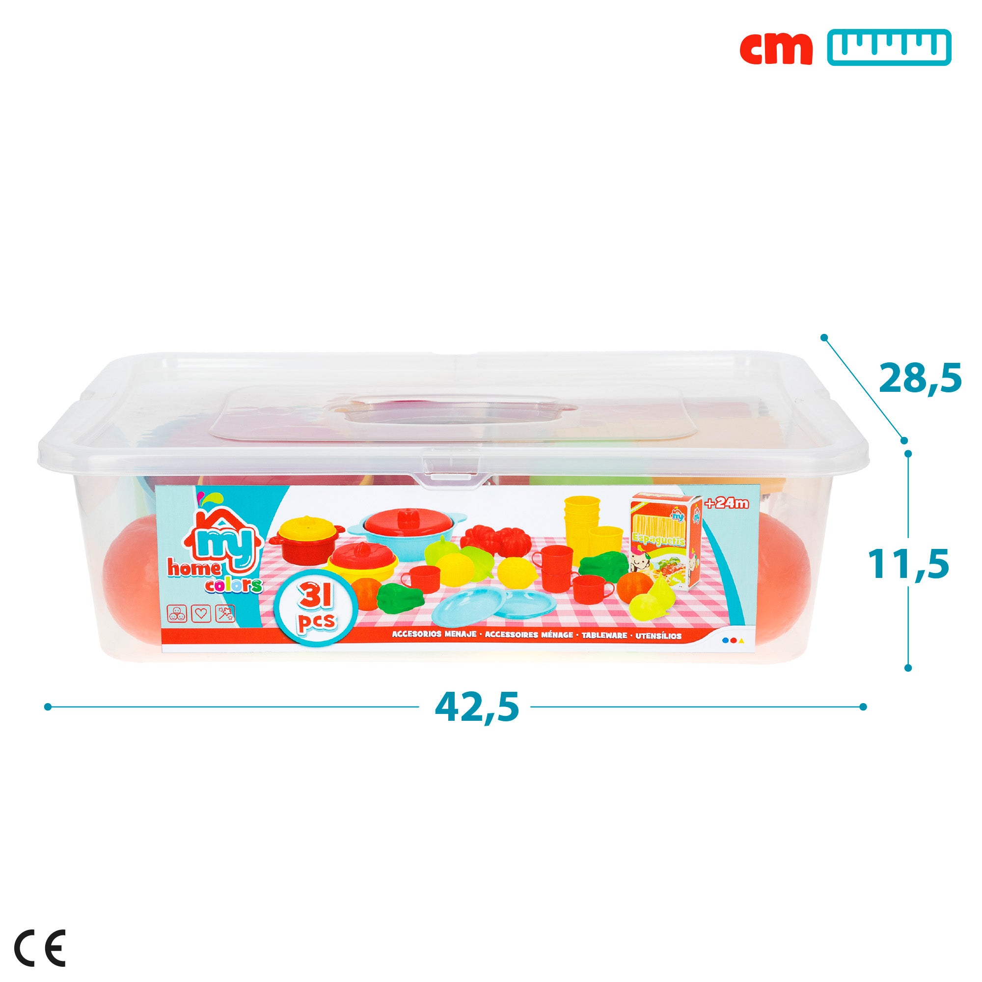 Caja alimentos y menaje My Home Colors