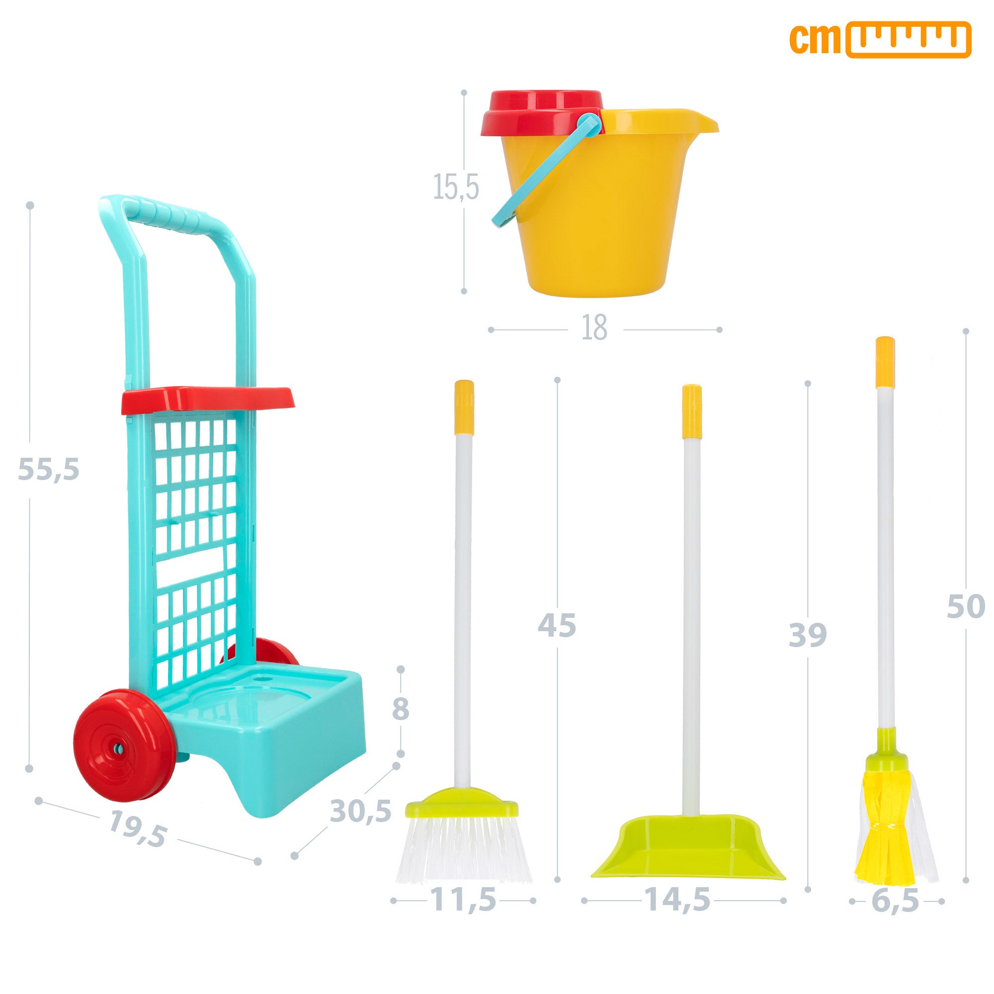 Carrito de limpieza My Home Colors