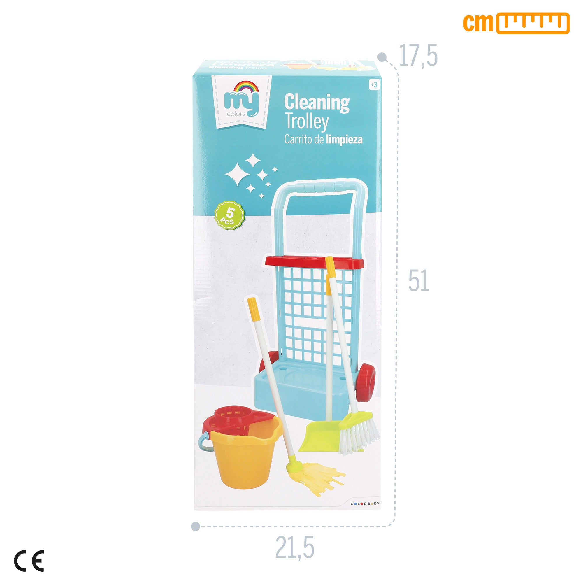 Carrito de limpieza My Home Colors