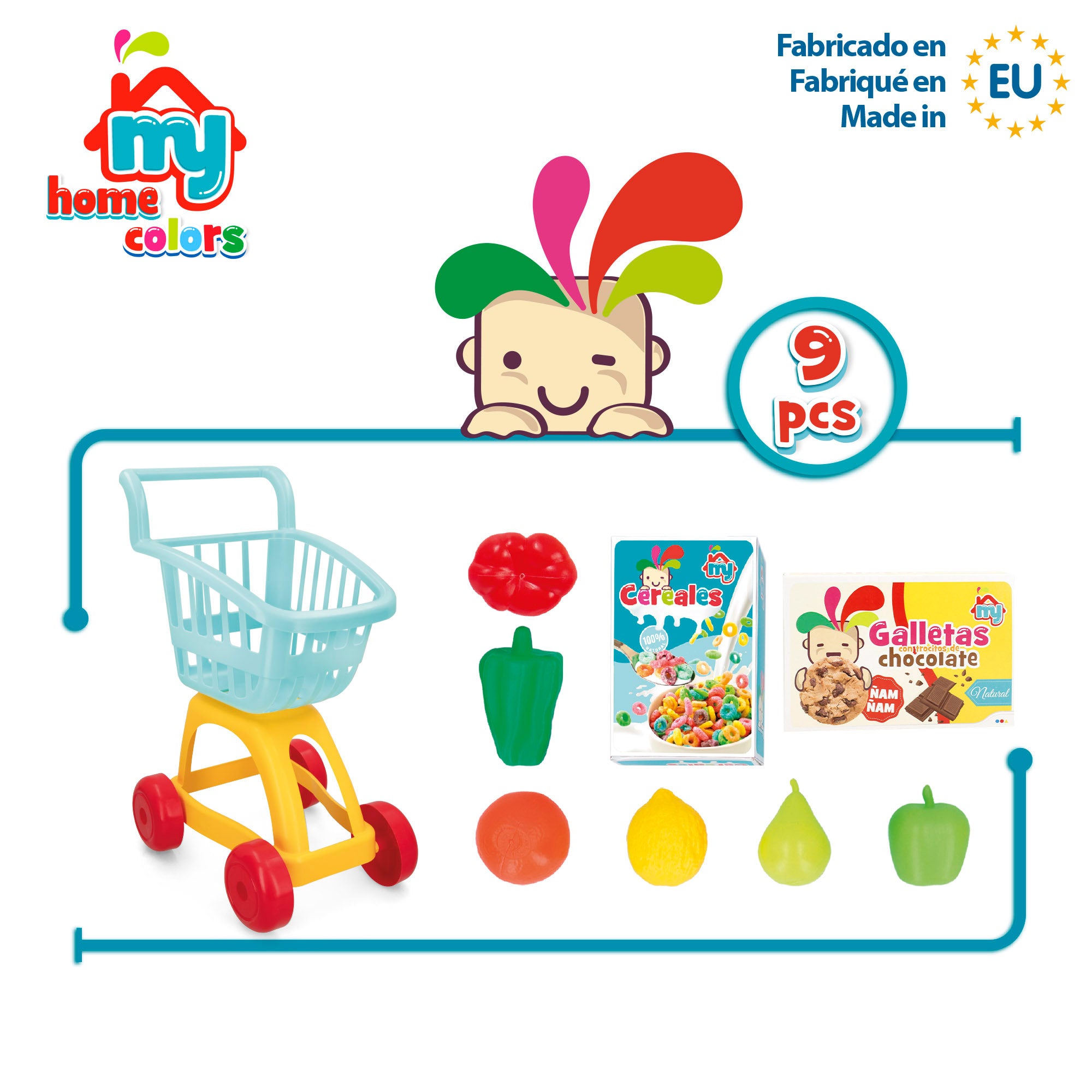 Carrito de supermercado My Home Colors