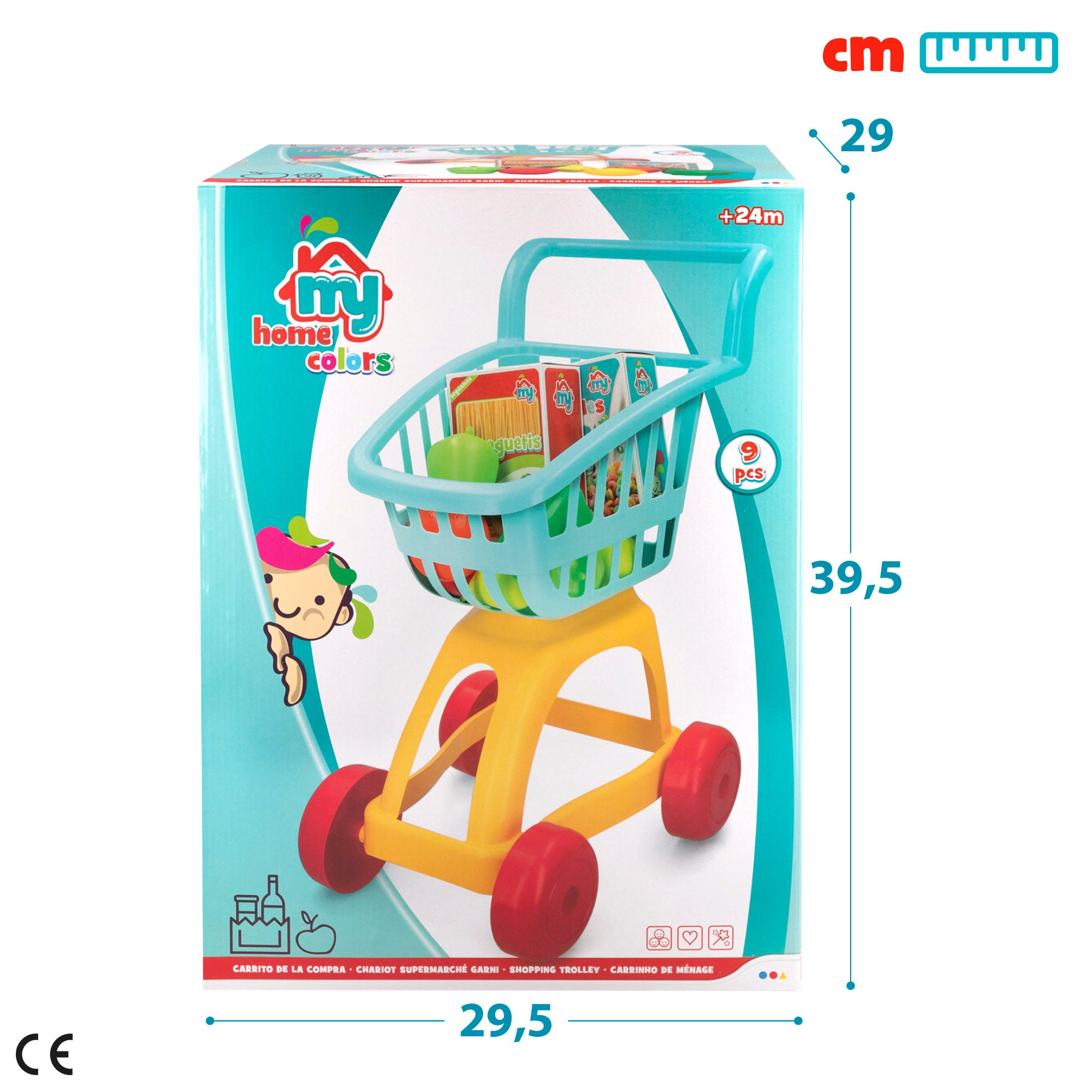 Carrito de supermercado My Home Colors