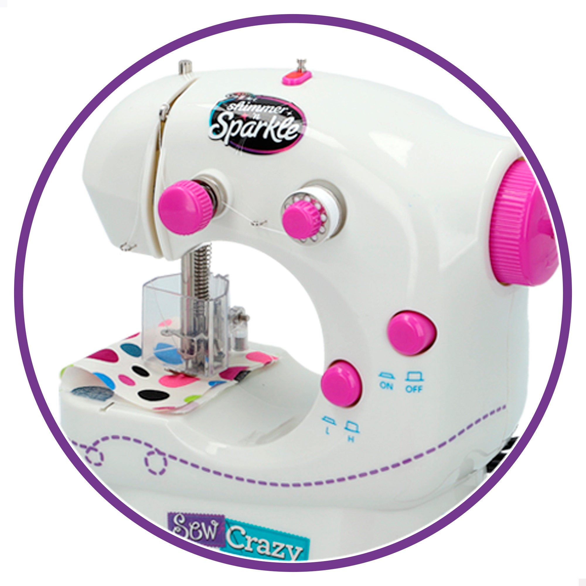 Shimmer 'n Sparkle Máquina de coser con luz y sonido