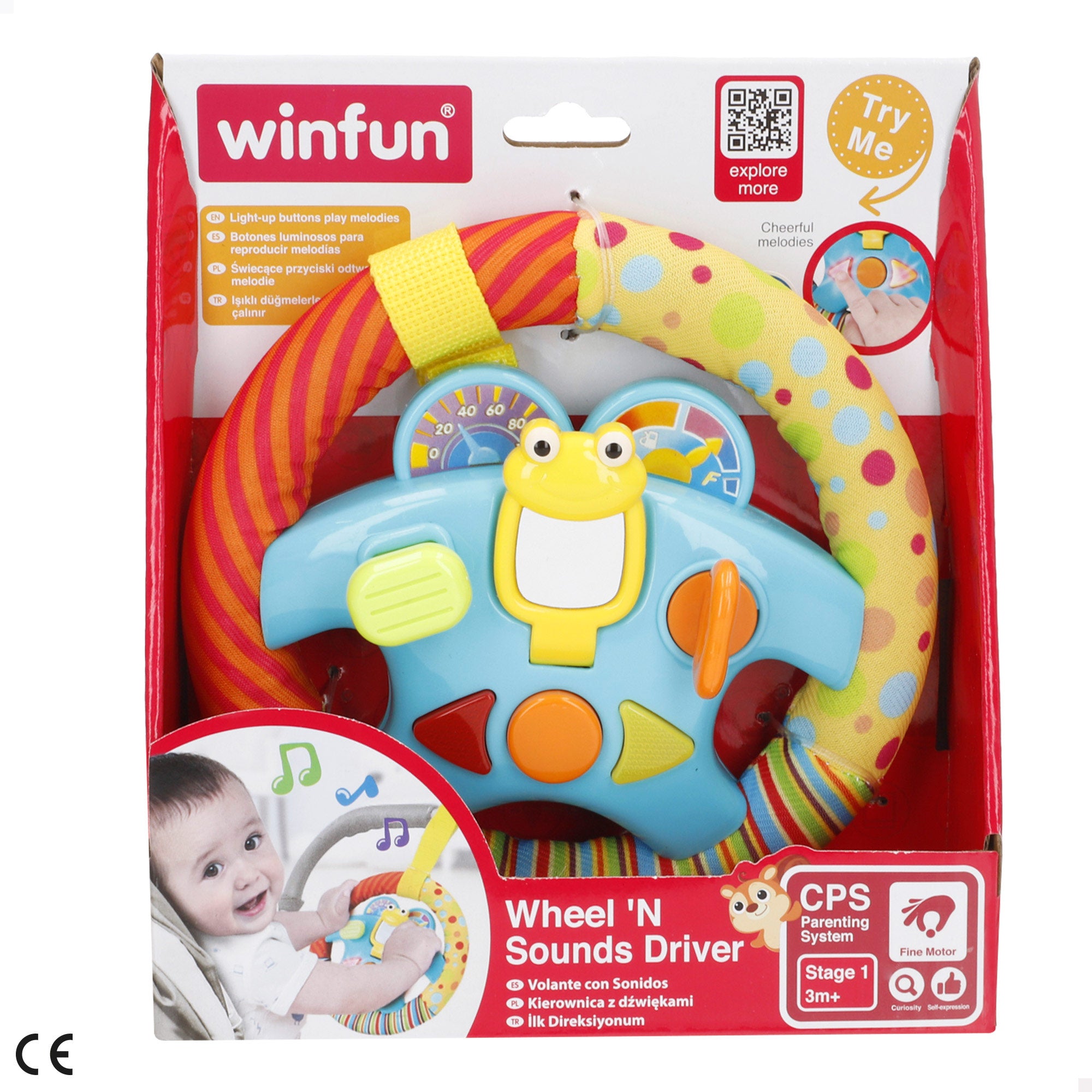 Volante de sonidos para bebés Winfun