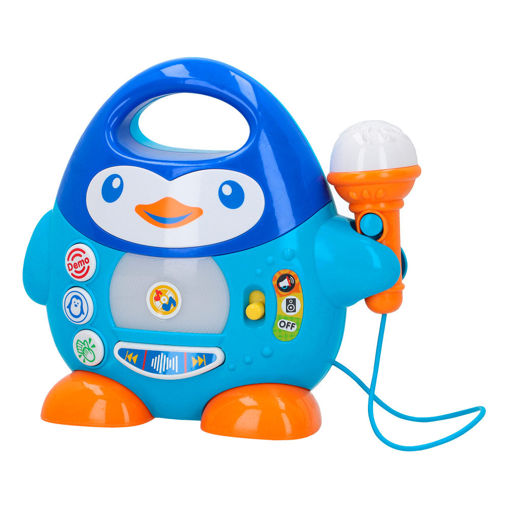 Karaoke pingüino con luces y sonidos Winfun