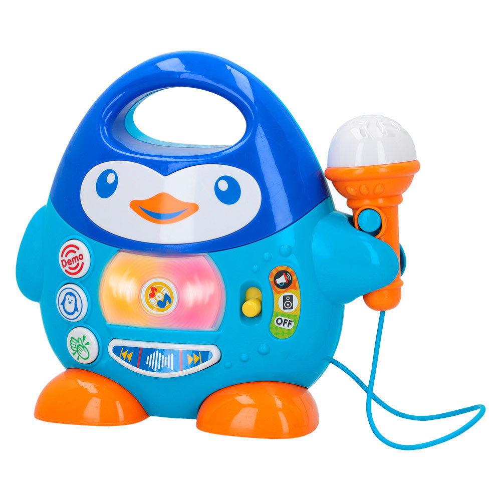 Karaoke pingüino con luces y sonidos Winfun