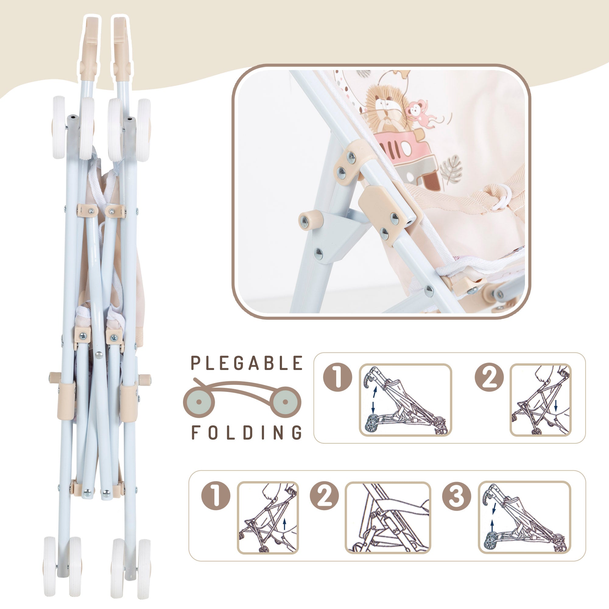 Silla paseo muñecas COLORBABY