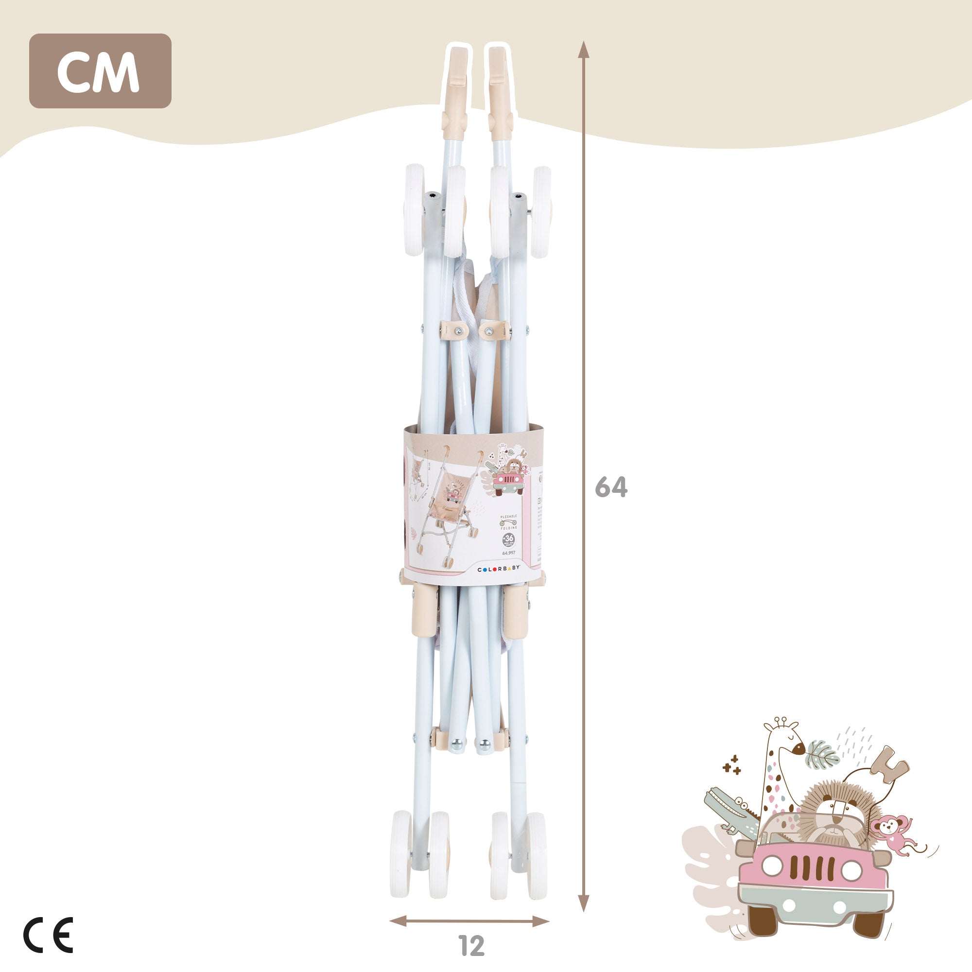 Silla paseo muñecas COLORBABY