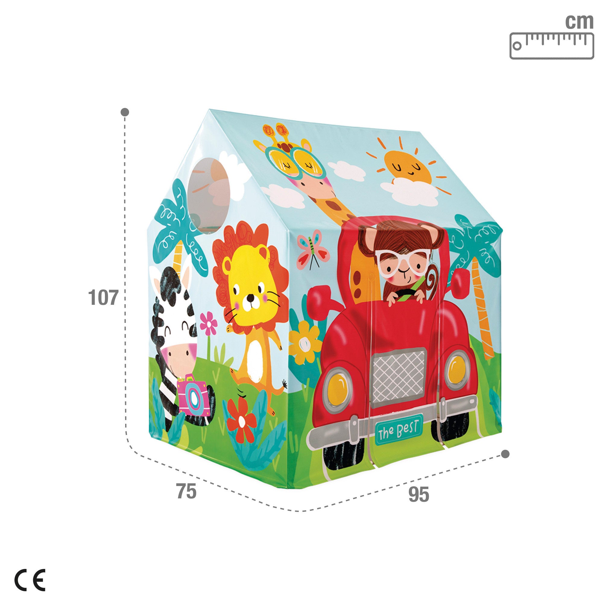 Casita de juegos INTEX Animales de la jungla